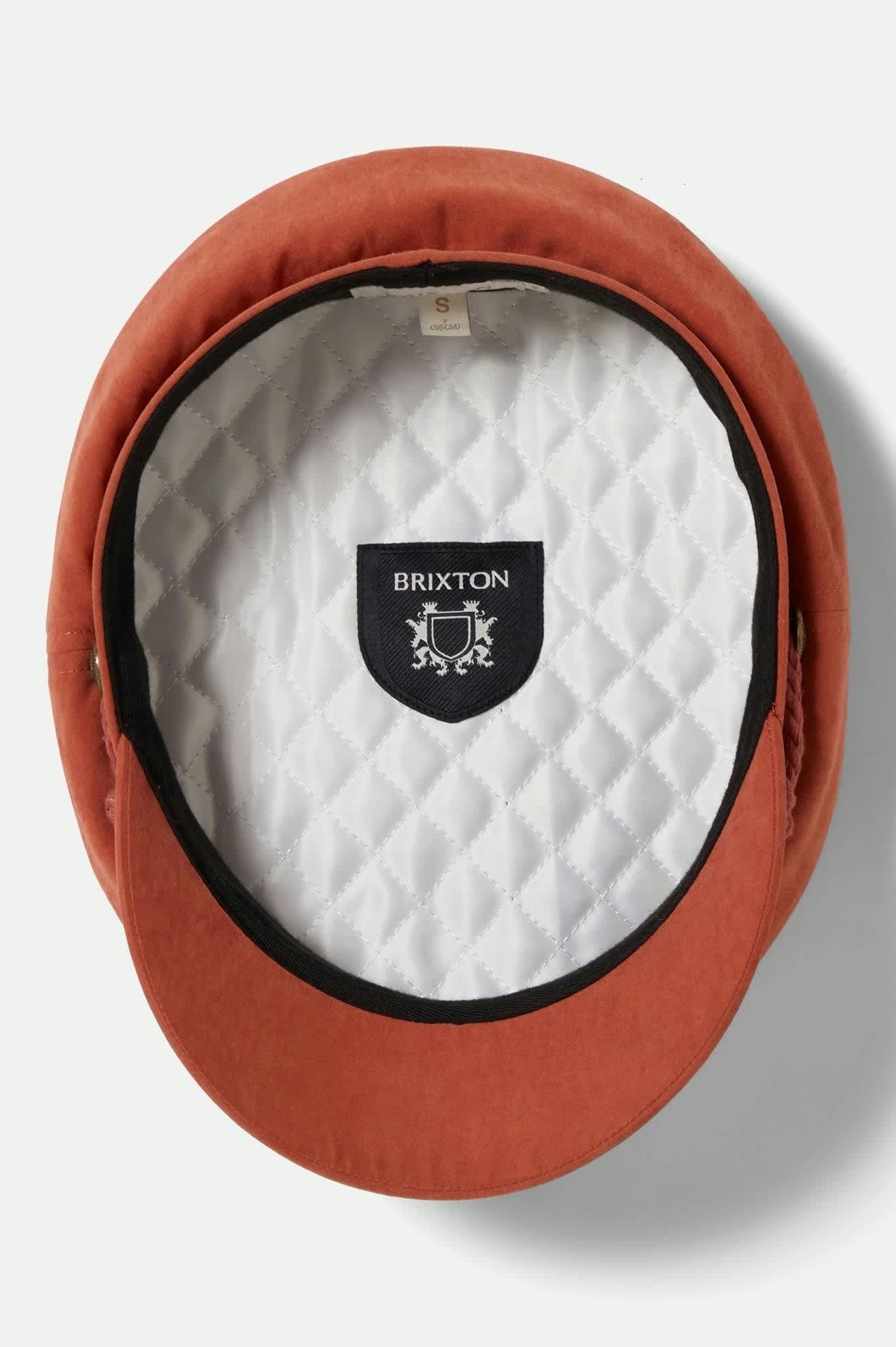 Fiddler Fisherman Cap - Terracota Brushed Satin