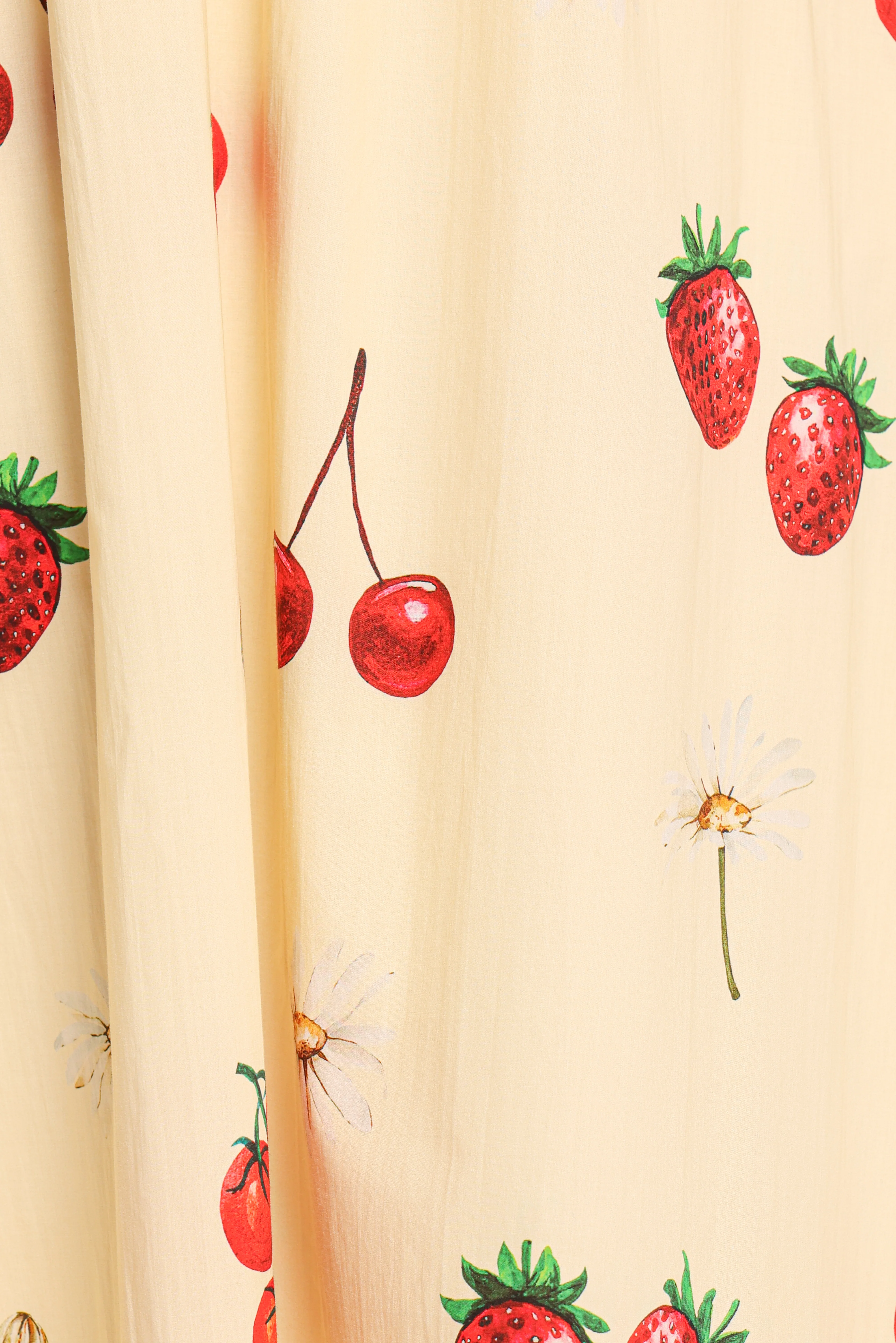 Remira Midi Skirt - Yellow Cherry