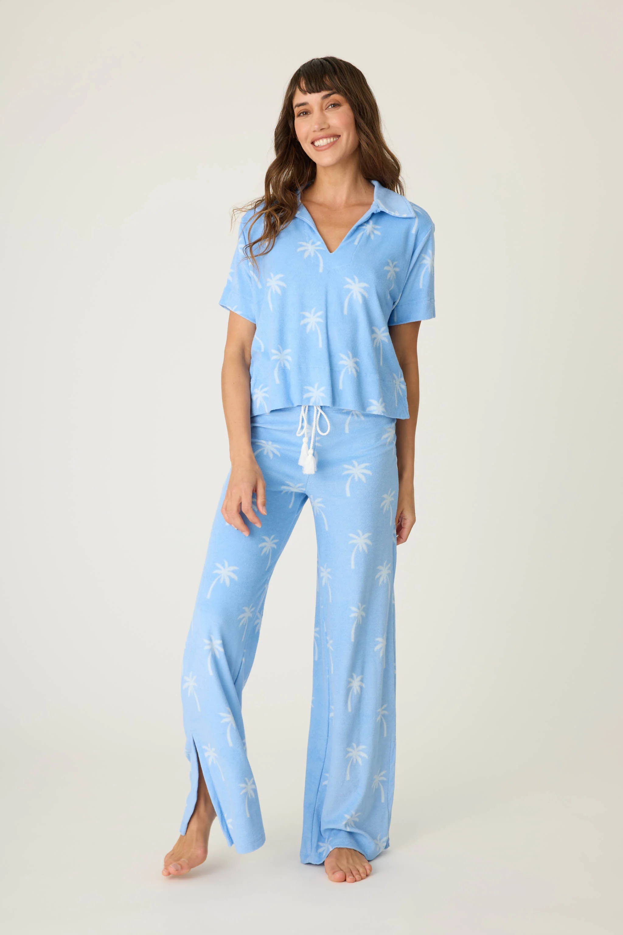 Cabana Paradise Palm Print Lounge Set