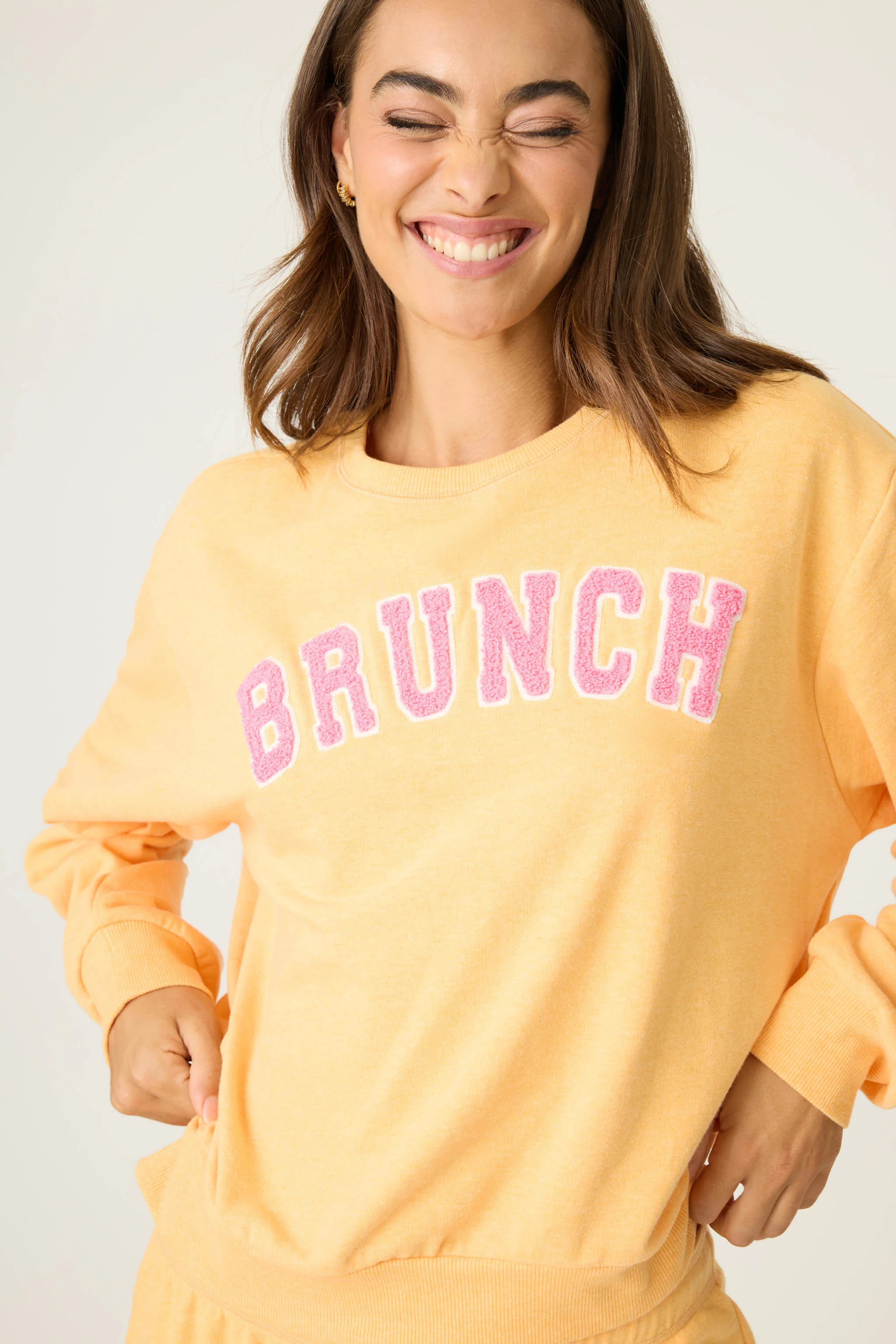 Mimosa Me Graphic Terry Sweatshirt