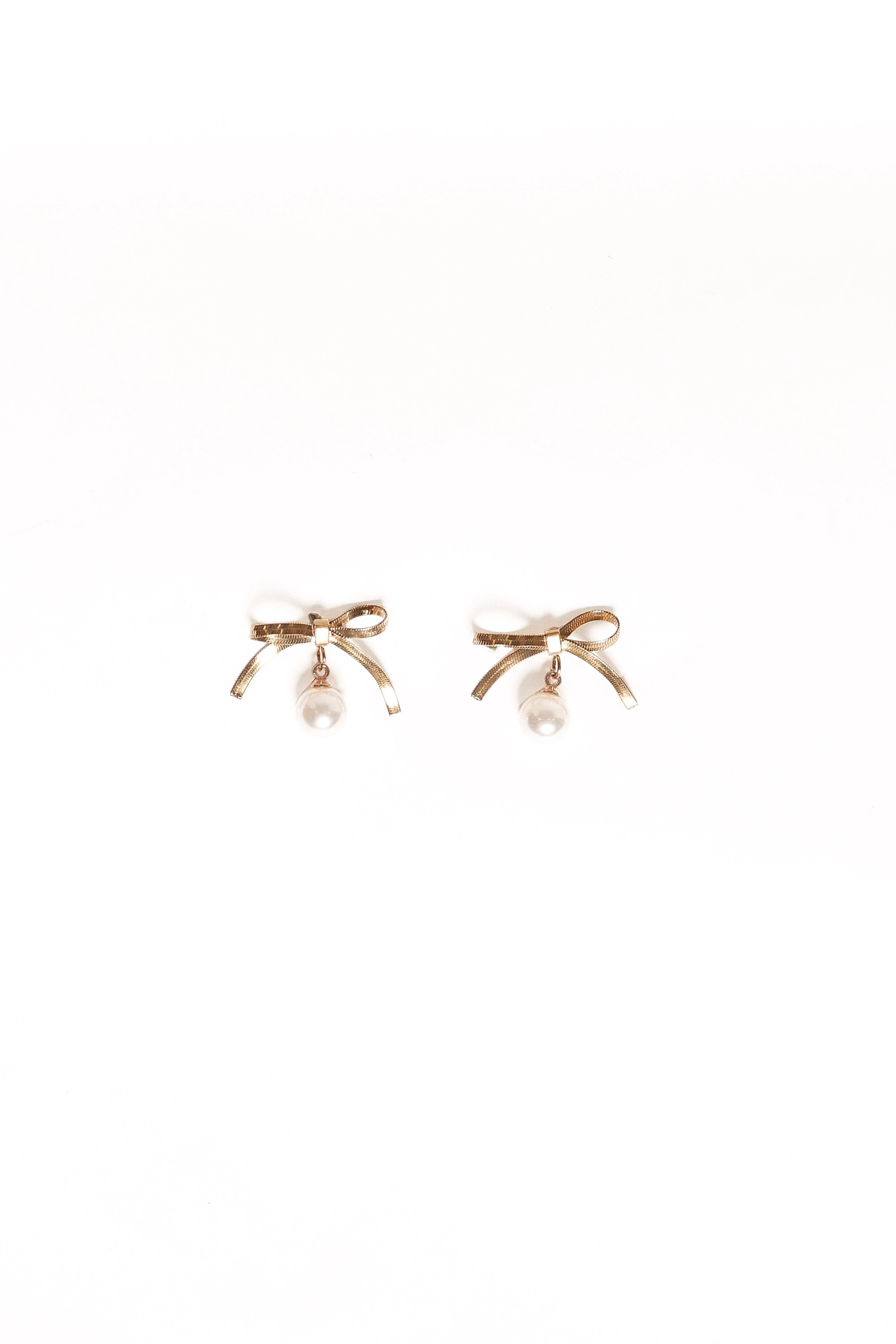 Aurora Bow Earrings - Gold