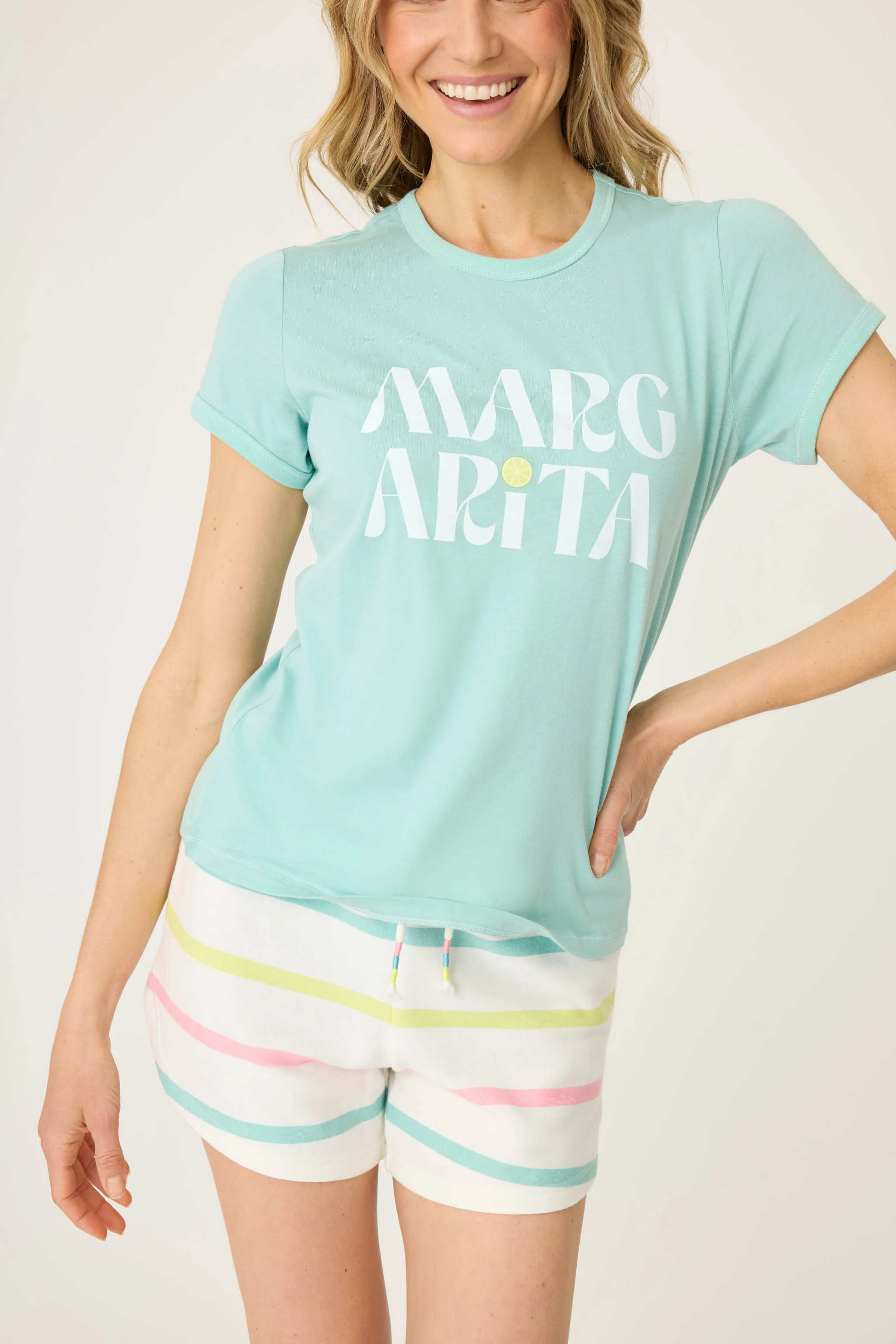 Limes & Sunshine Graphic Margarita T-Shirt