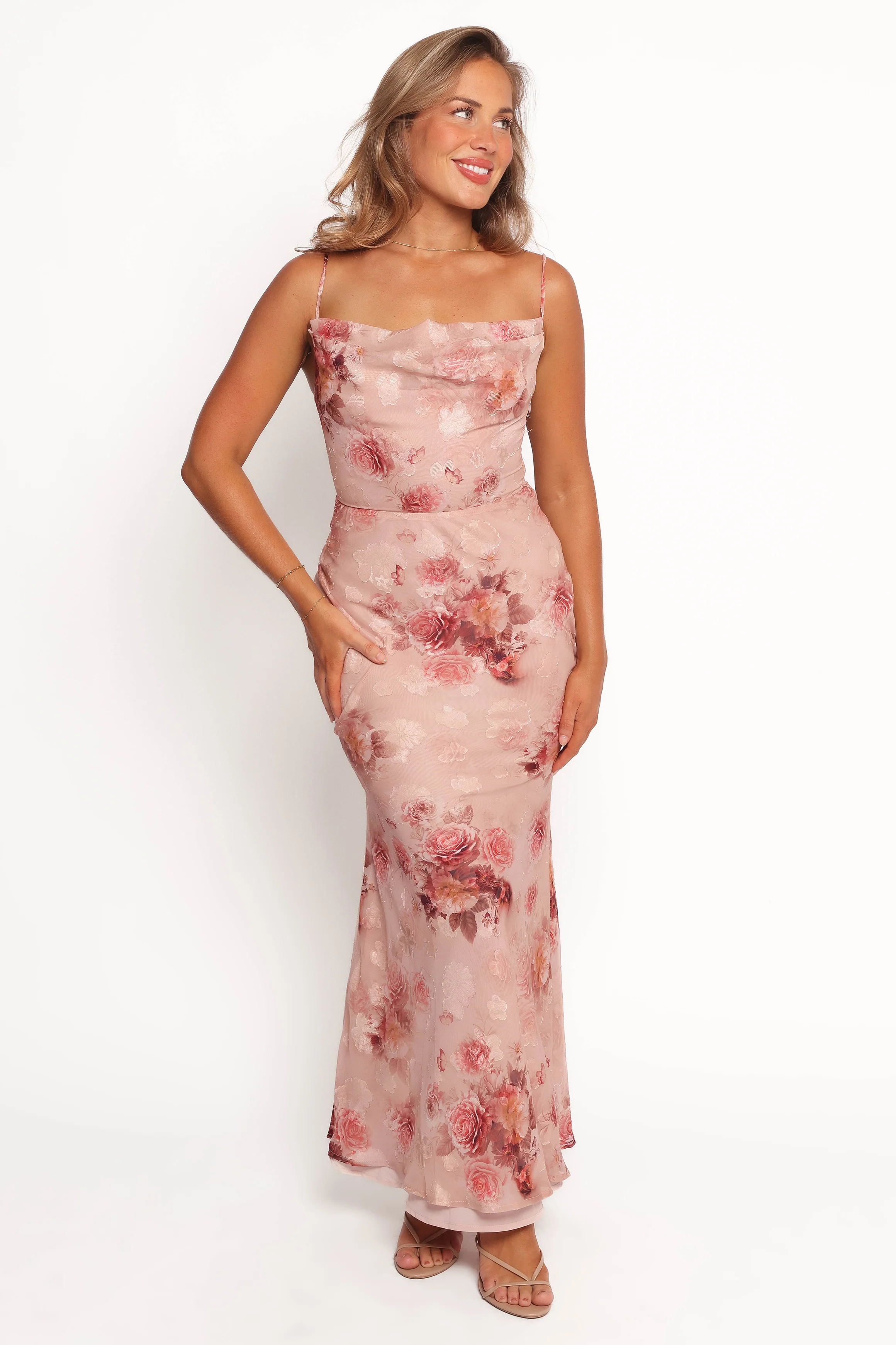 Esmeralda Maxi Dress - Rose Print