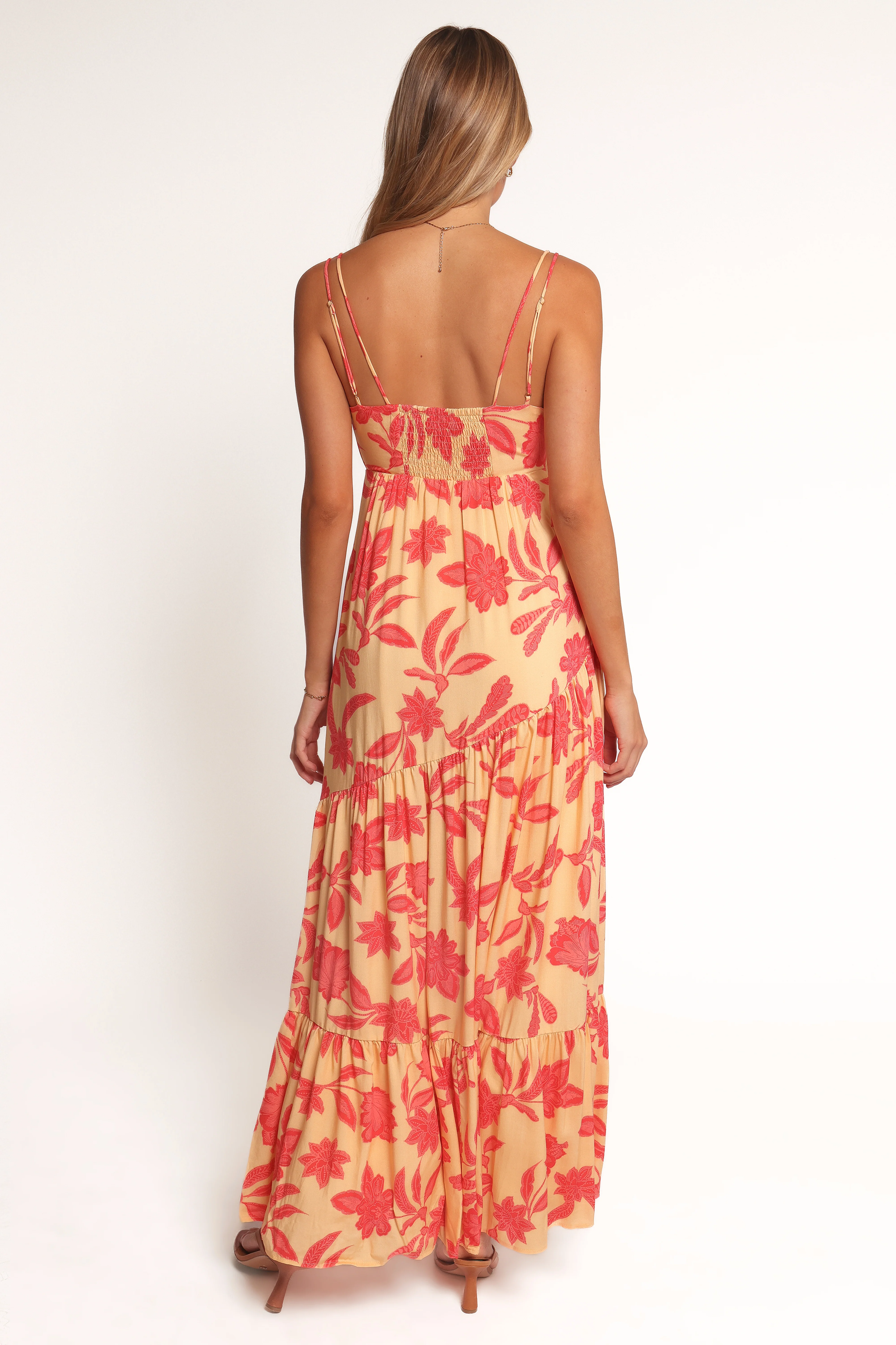 Forbes Maxi Dress - Red Floral
