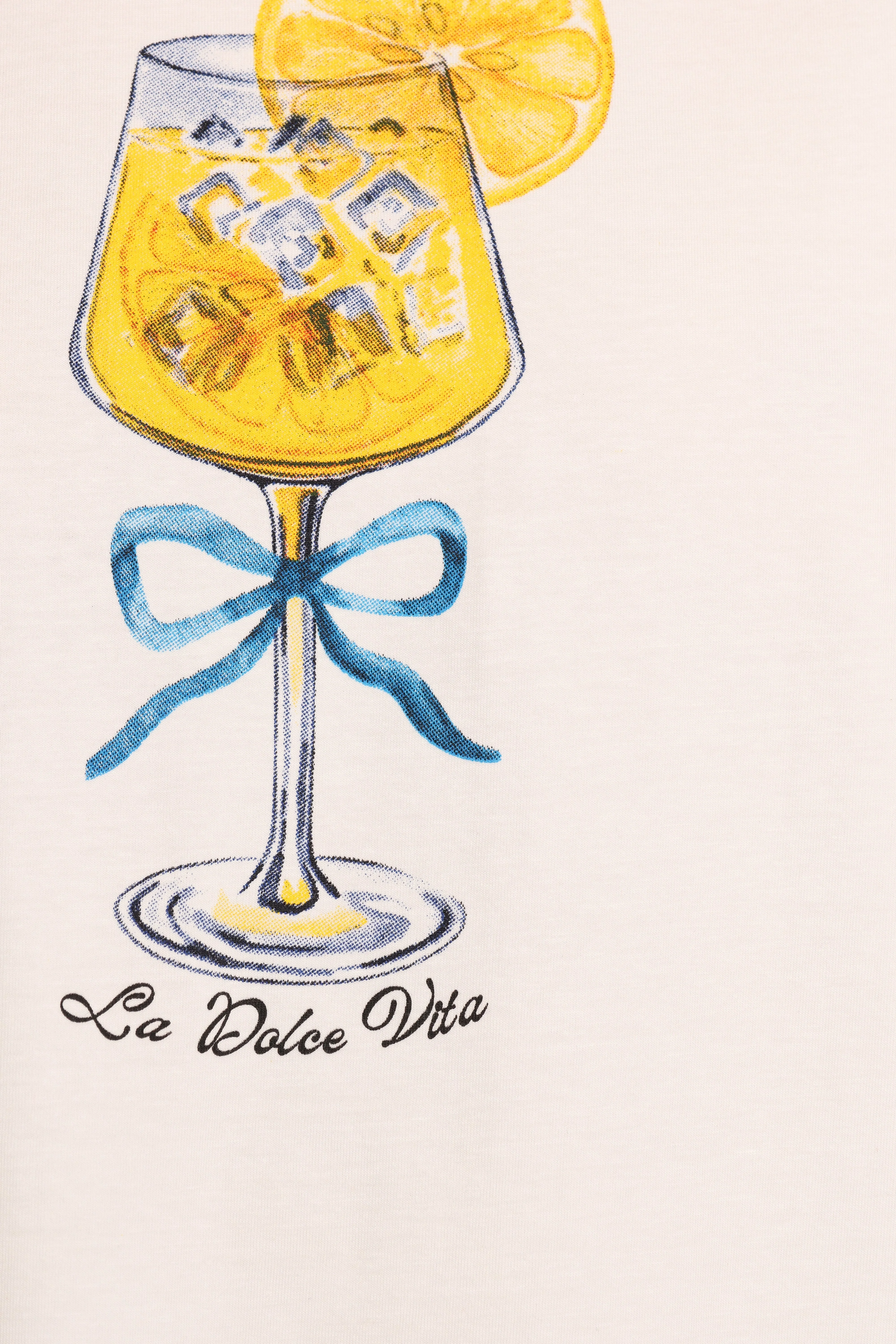 La Dolce Vita Short Set - White Blue