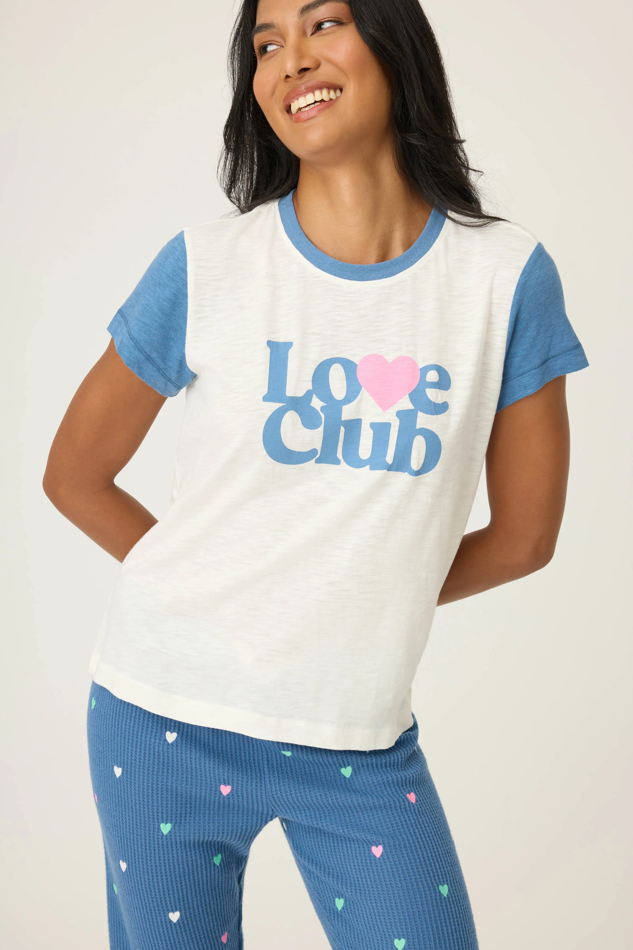Love Club Graphic Short Sleeve T-Shirt