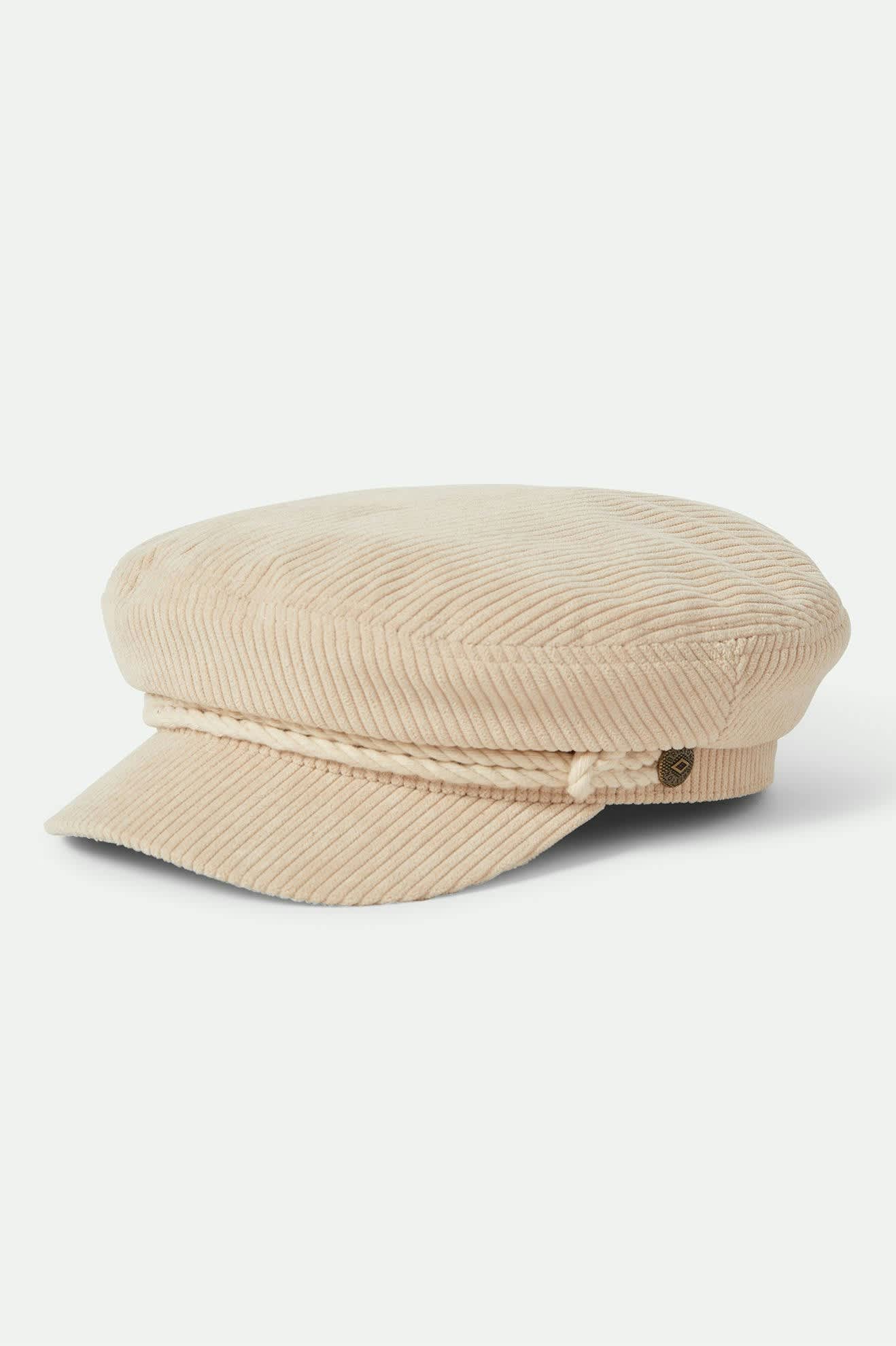 Fiddler Fisherman Cap - Macadamia Cord
