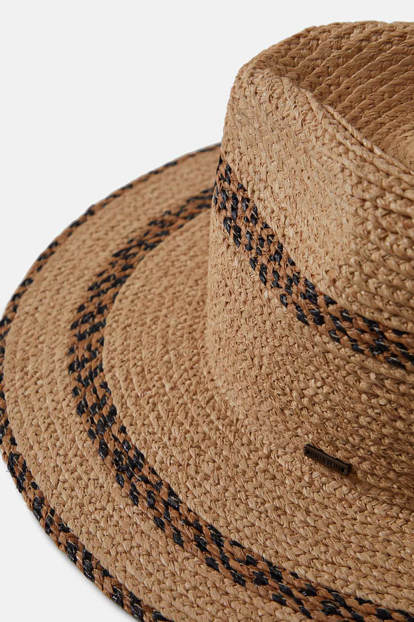 Cohen Straw Cowboy Hat - Tan/Black