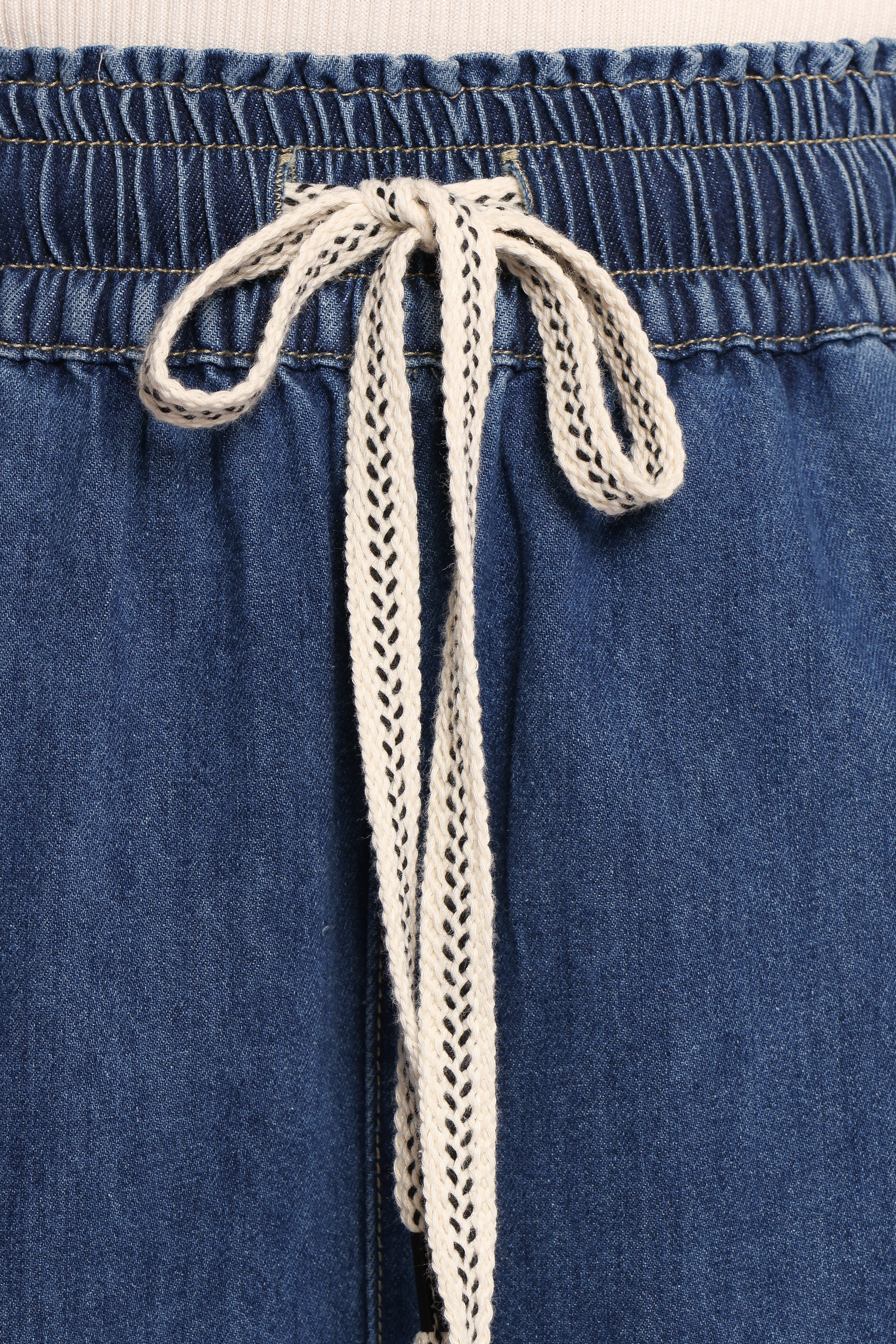 Jenni Wide Leg Pant - Denim