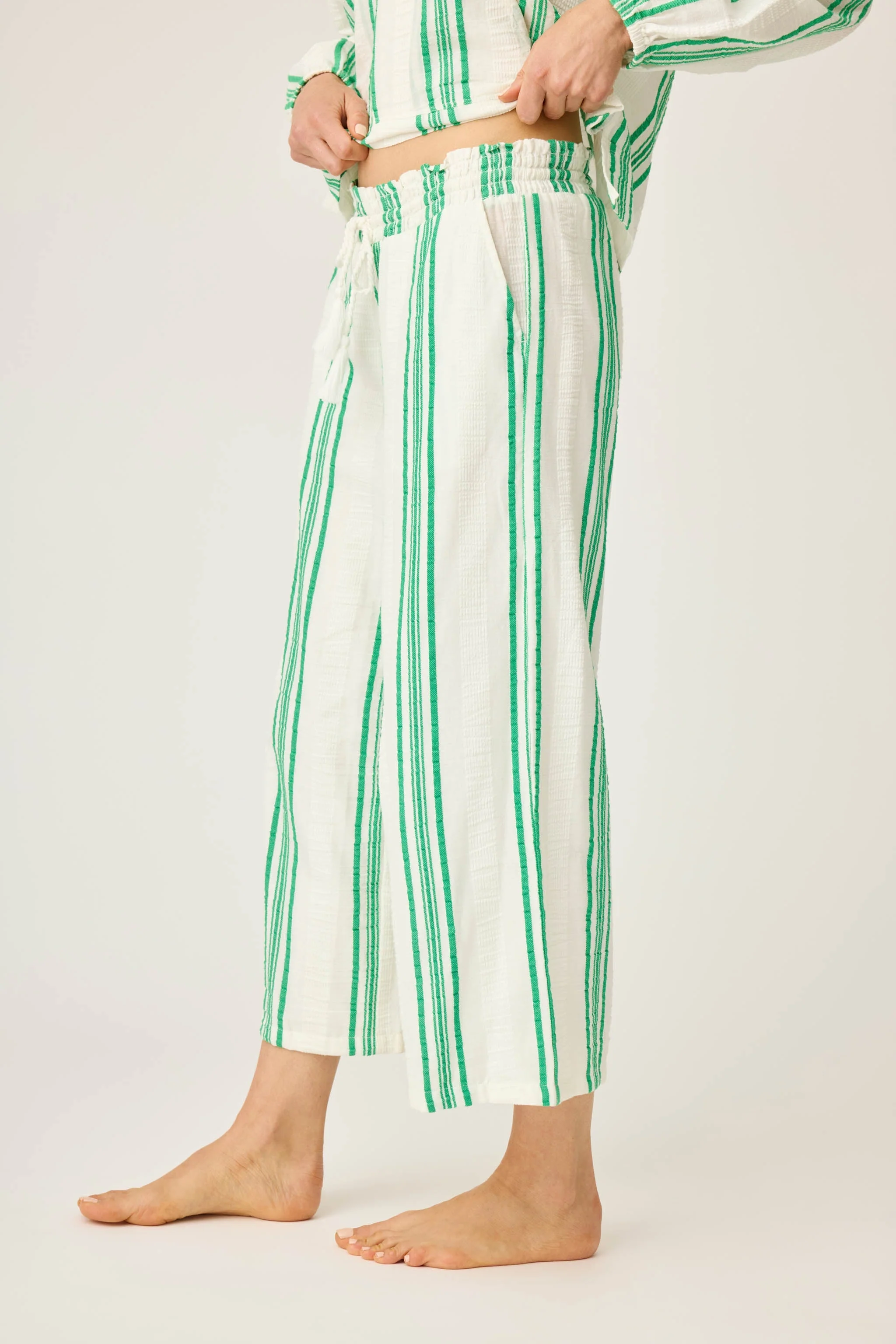Beachcomber Wide Leg Cropped Pants