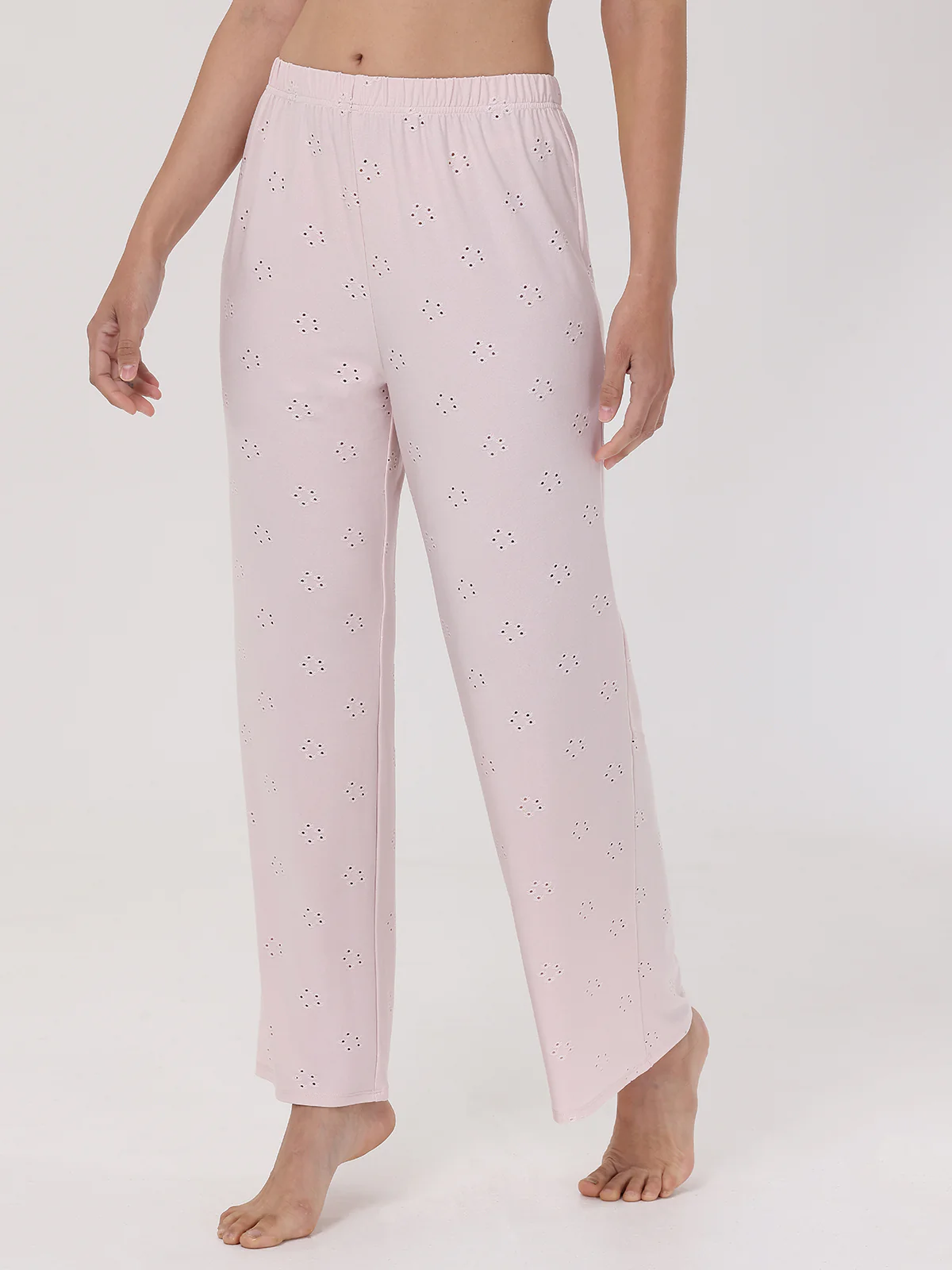 Pointelle Flower Lounge Pants