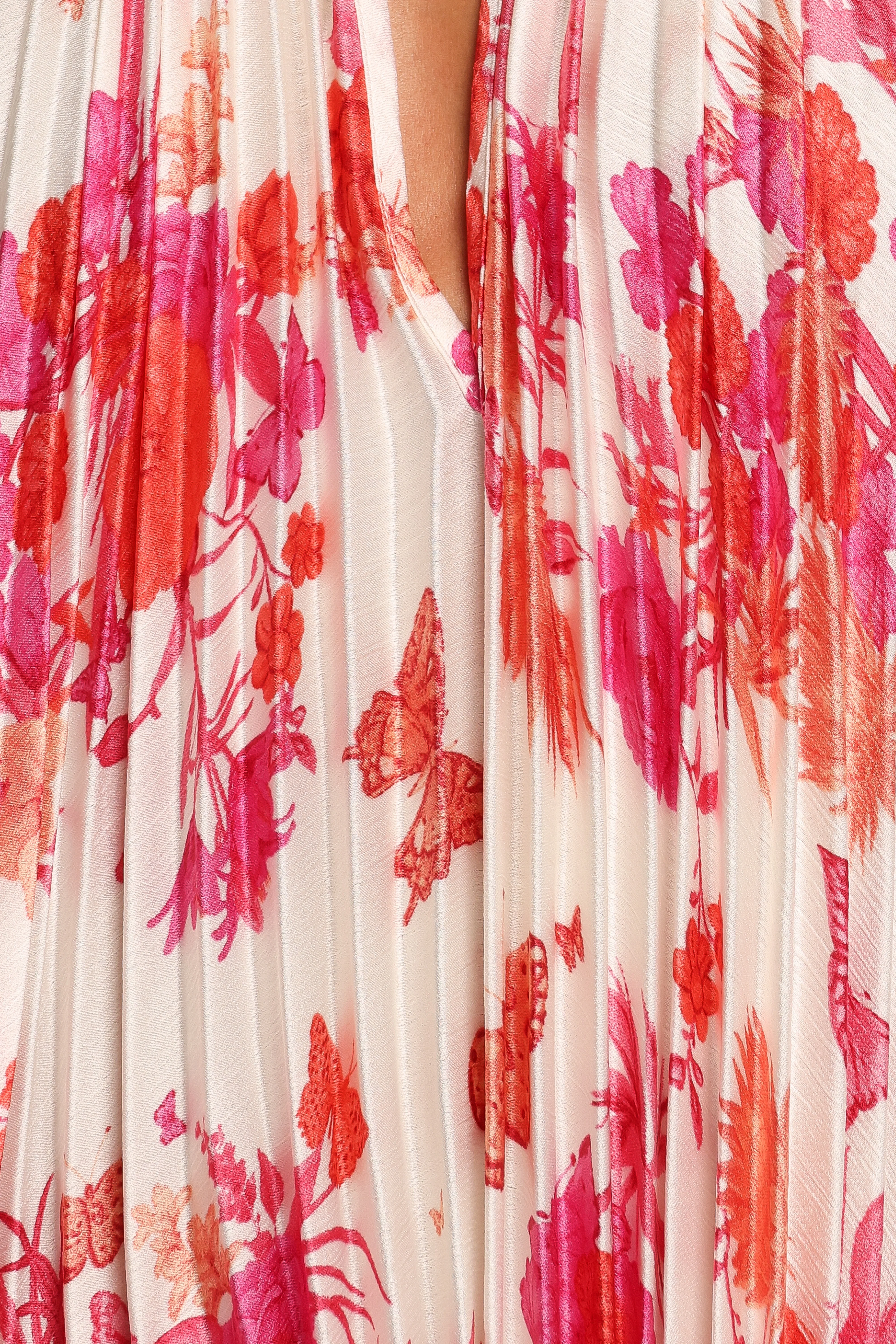 Sirmione Maxi Dress - Pink Floral