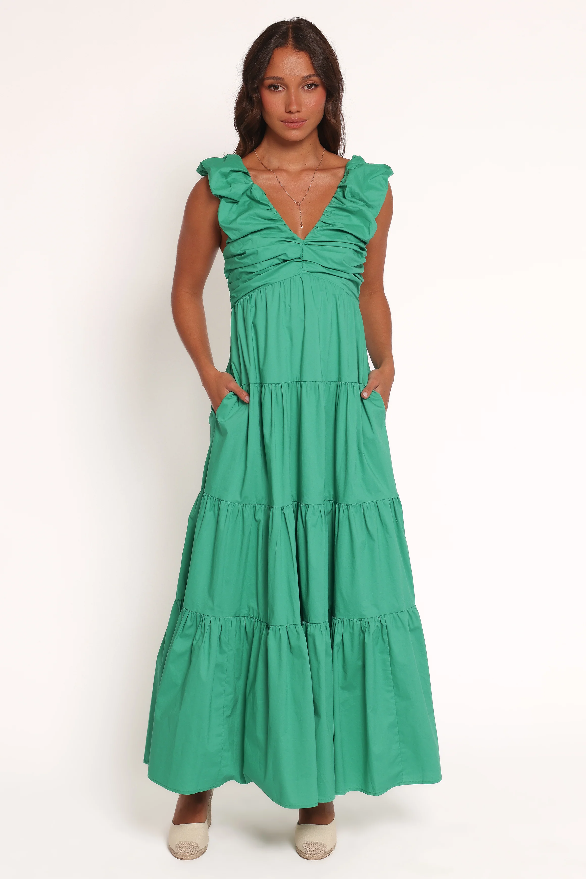 Elina Maxi Dress - Green