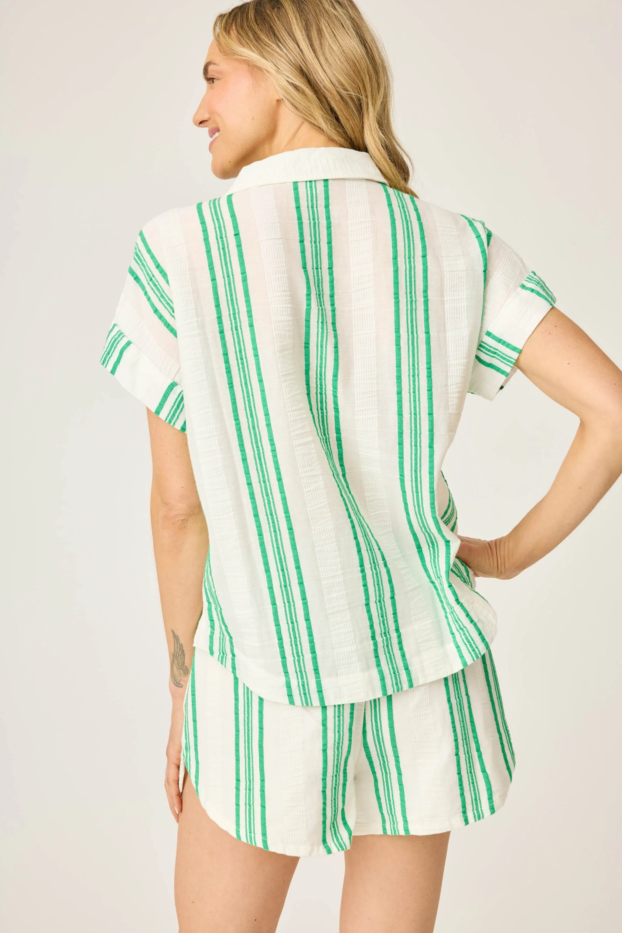 Beachcomber Short Sleeve Button Up