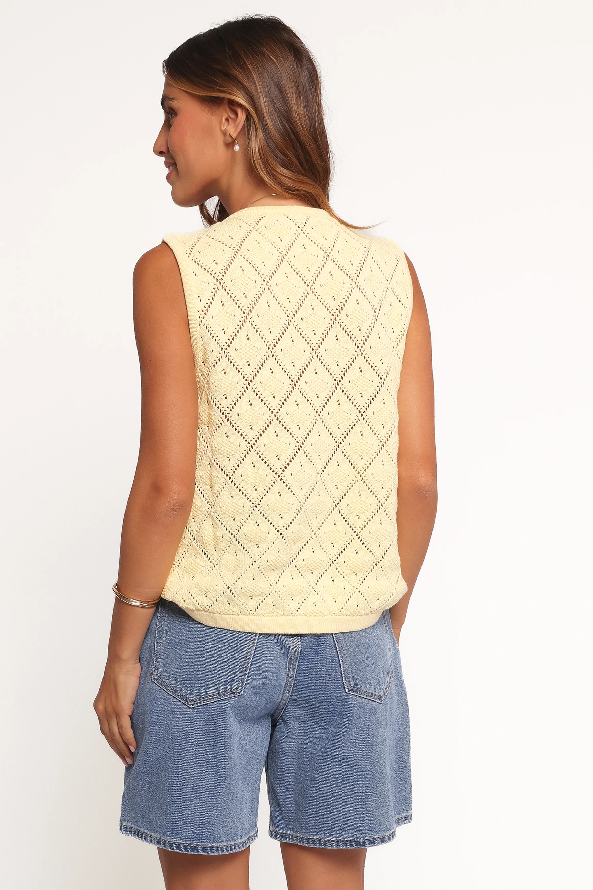Palma Knit Top - Butter Yellow