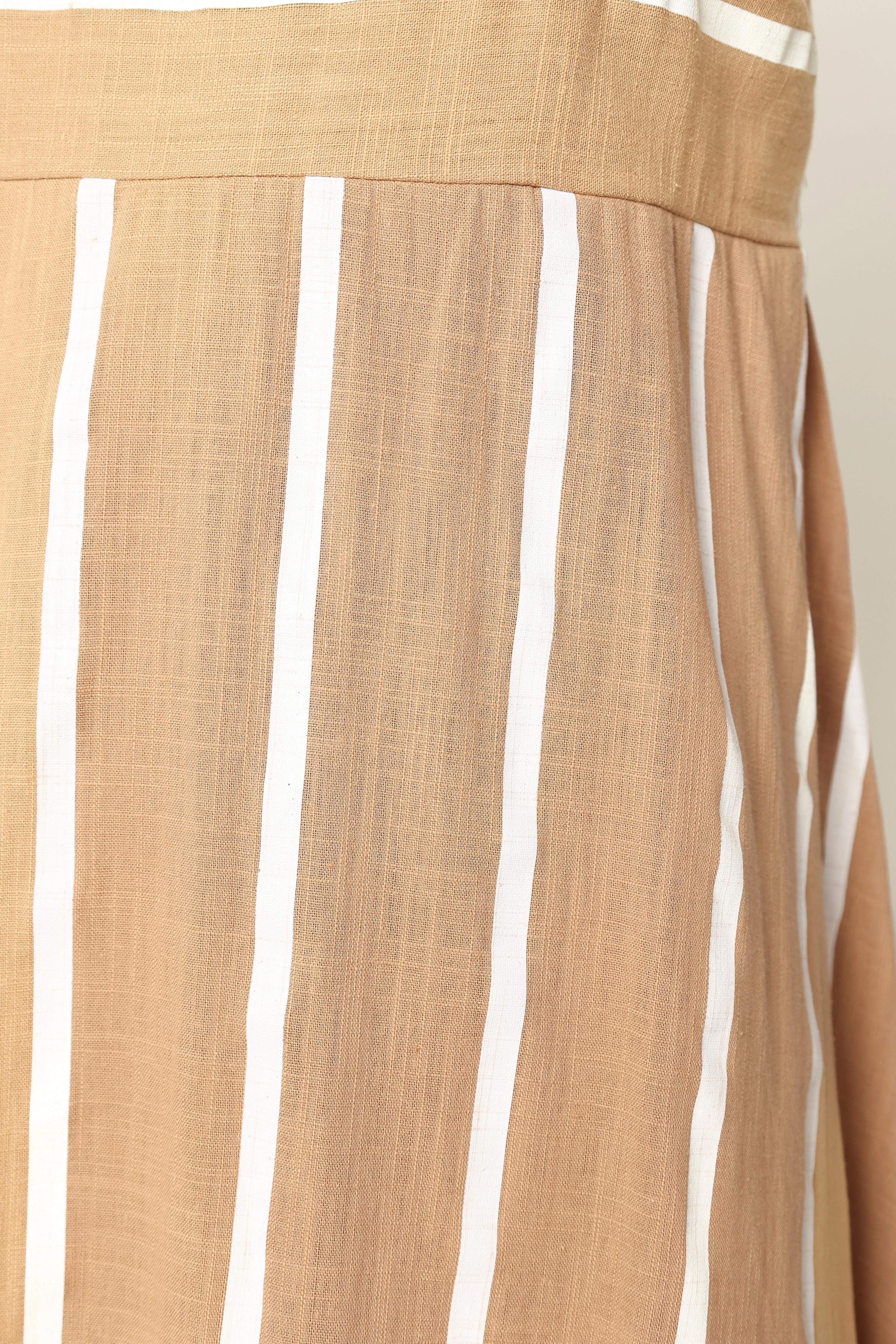 Brea Maxi Dress - Tan Stripe