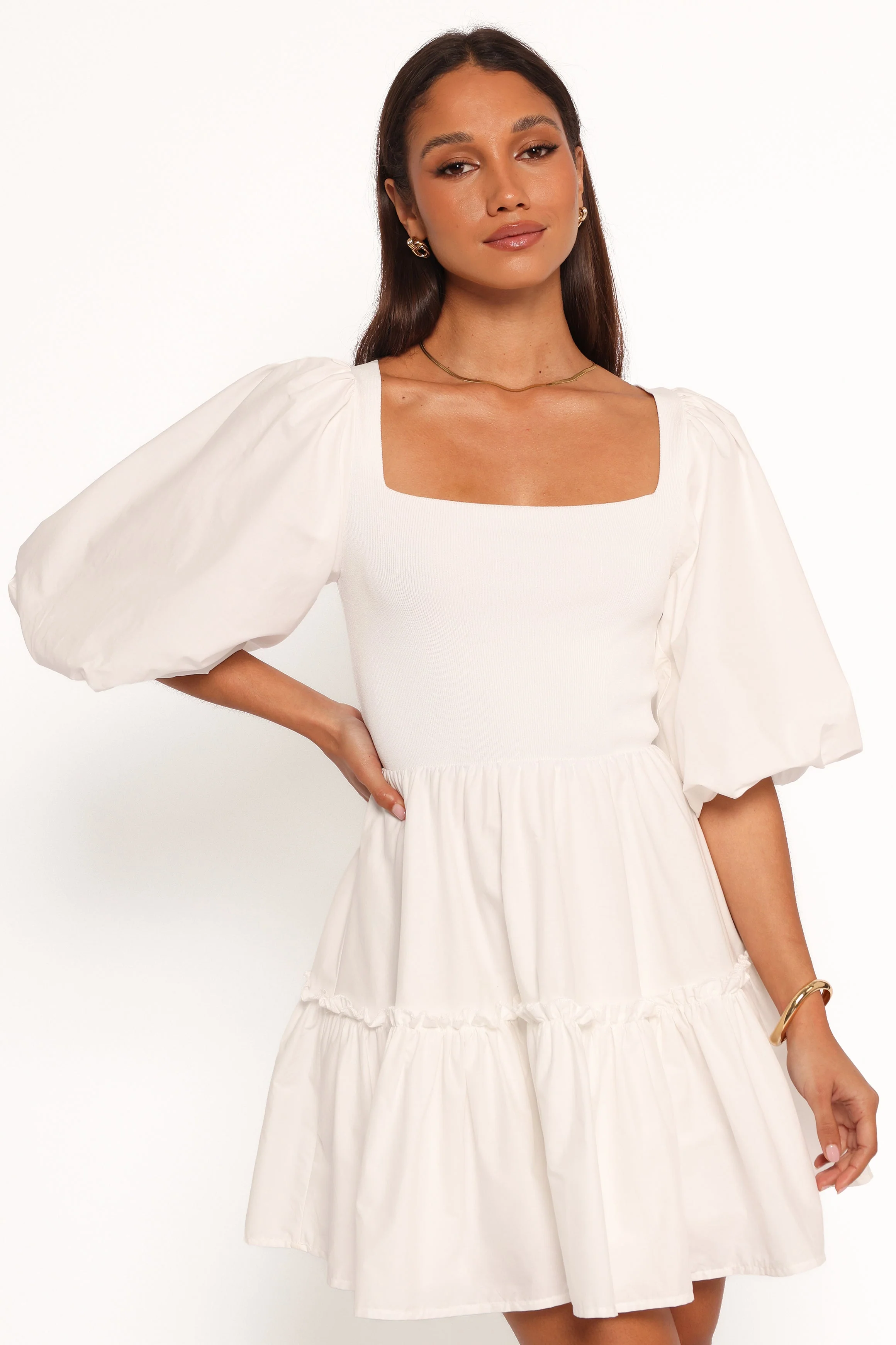 Meredith Mini Dress - White