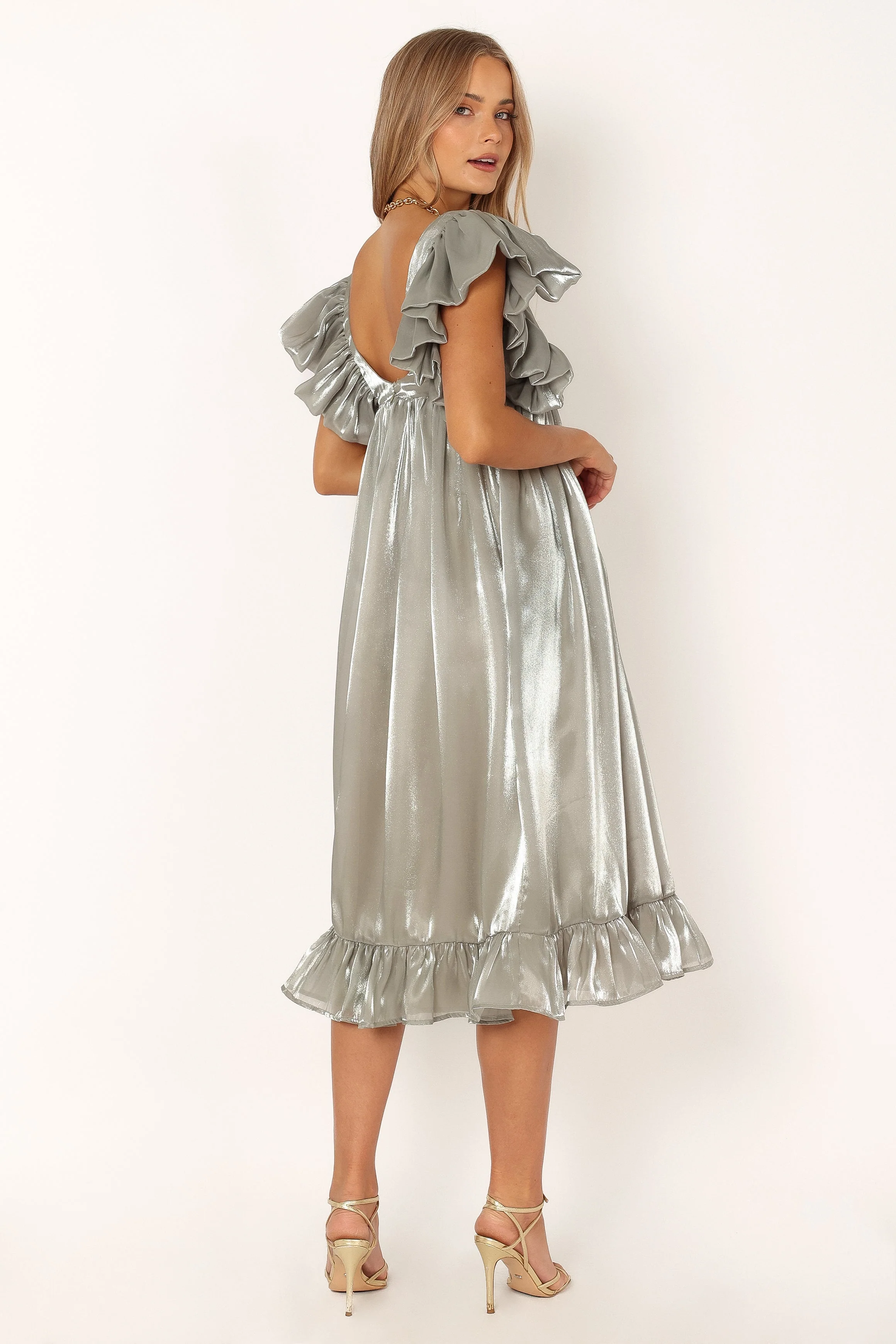 Oro Midi Dress - Olive