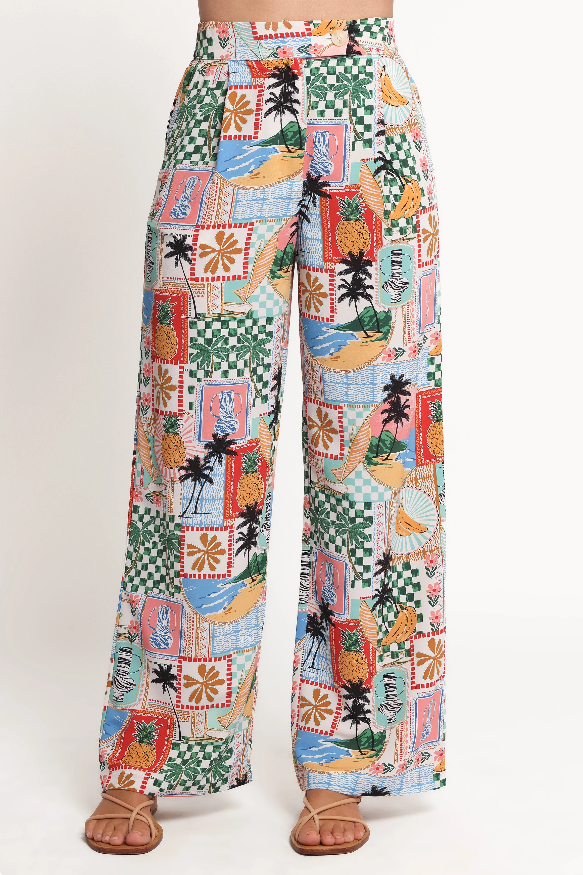 Valeria Pants - Off White Multi