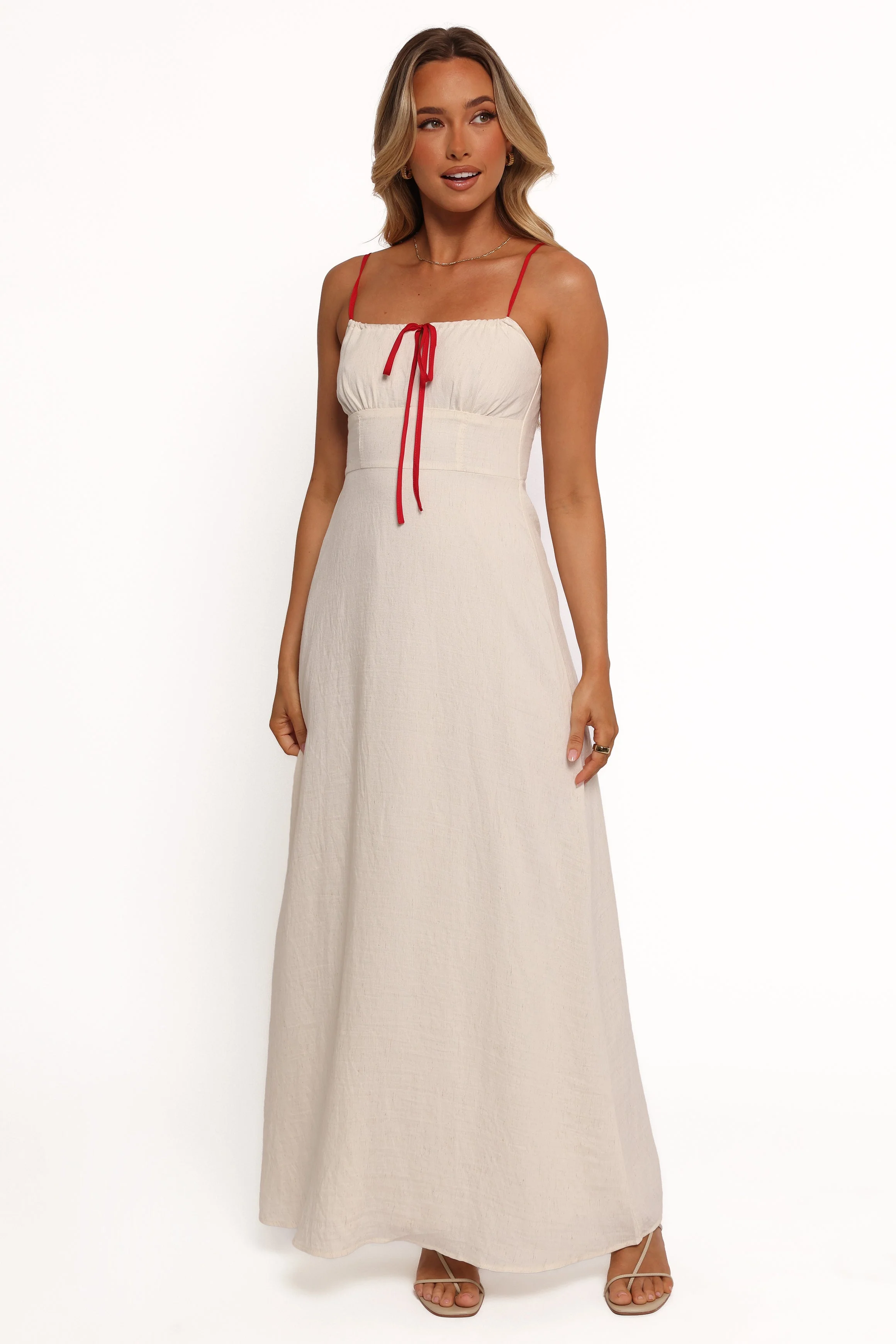 Gracie Midi Dress - Oatmeal