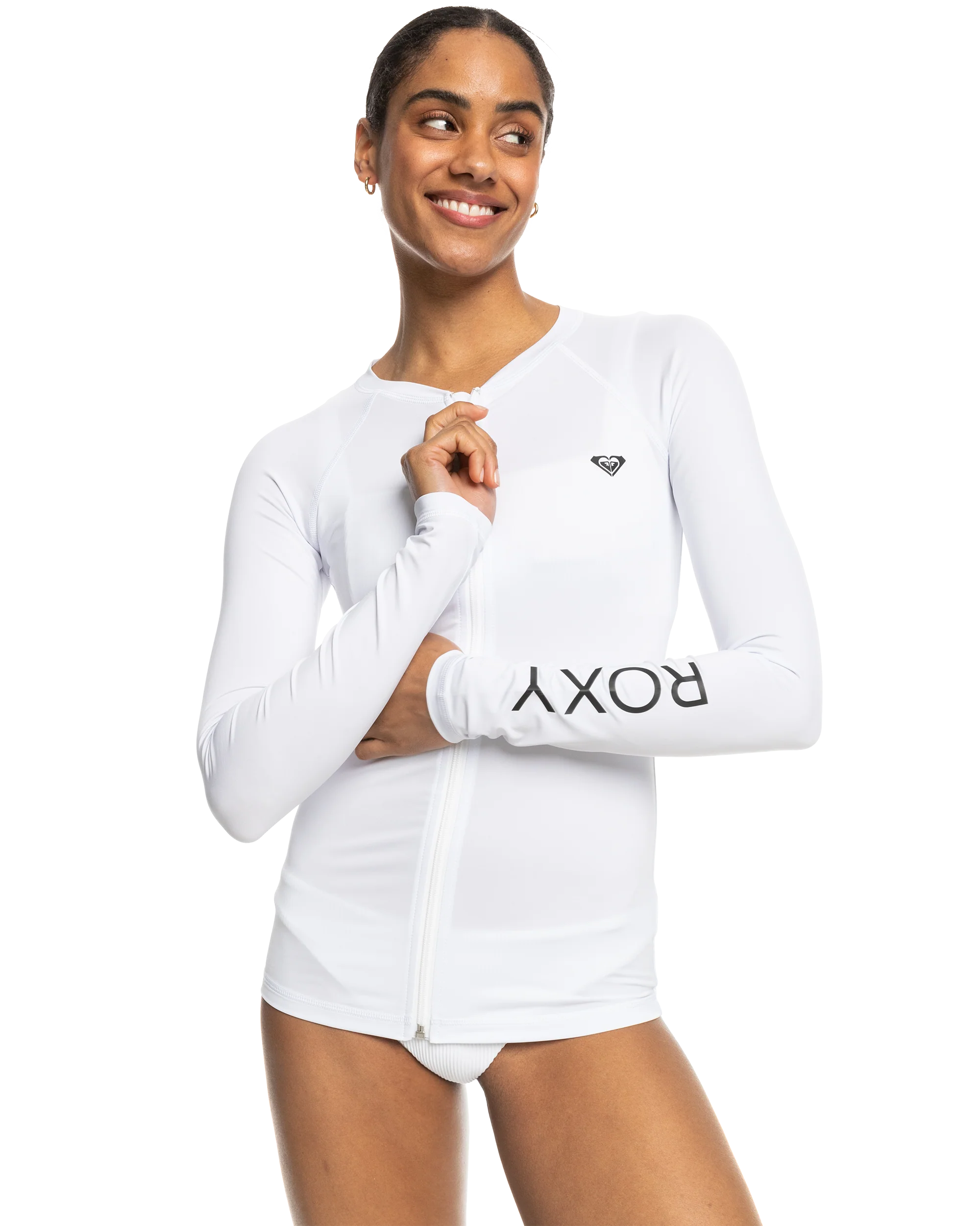 New Essentials Long Sleeve Zipped Lycra Rashguard