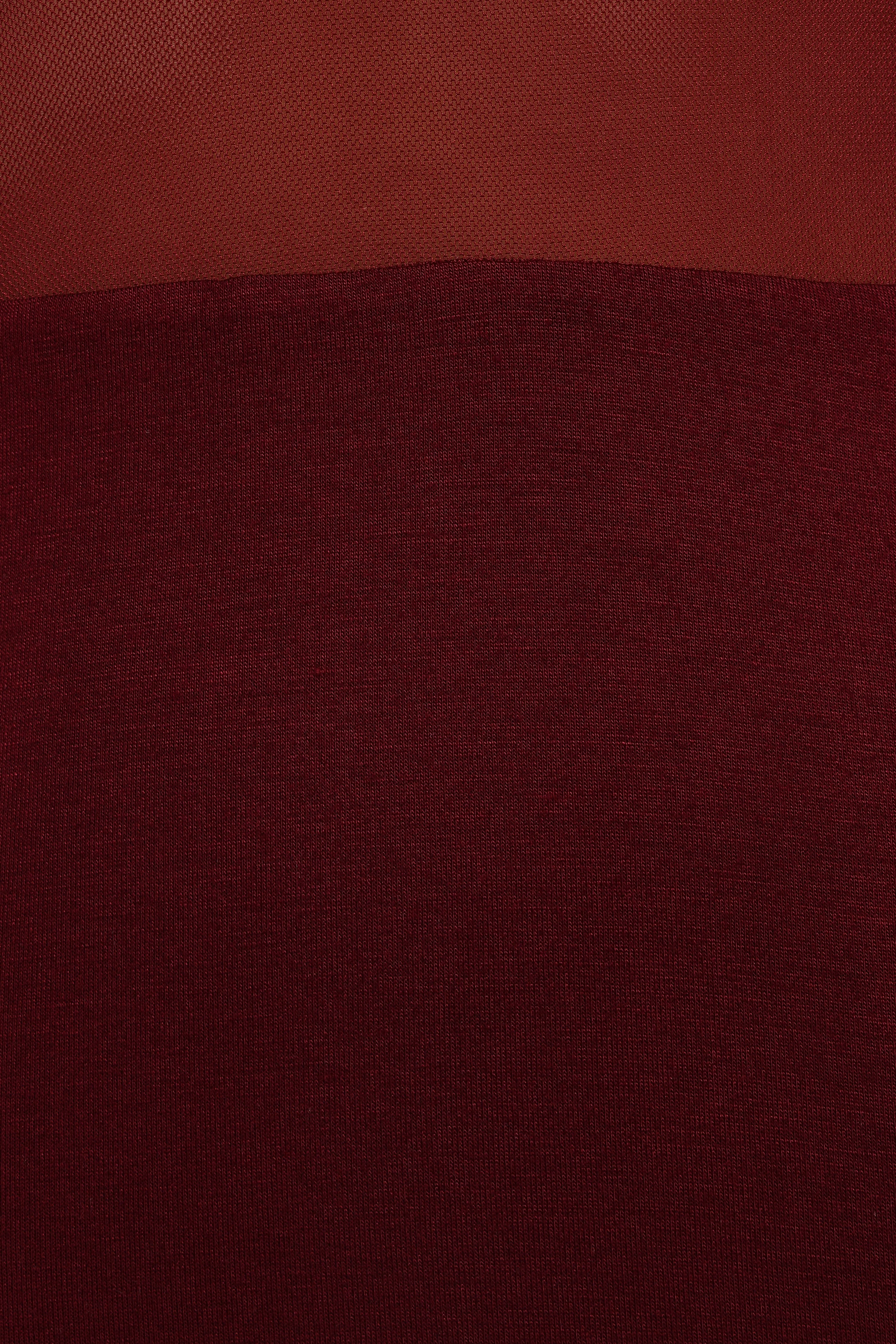 Farrow Long Sleeve Midi Dress - Wine