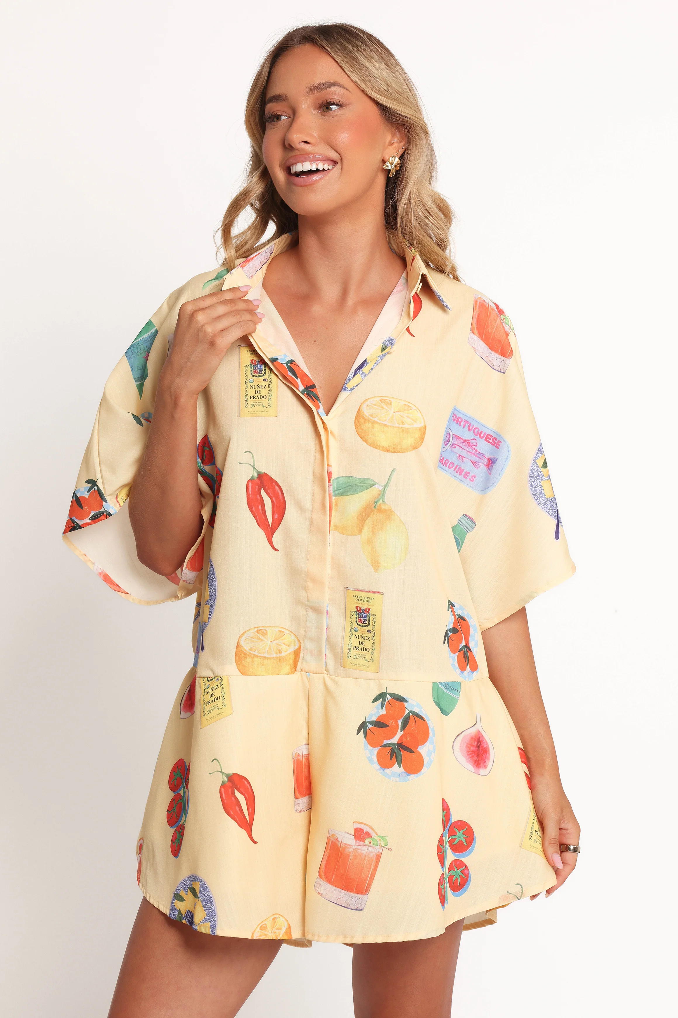 Sebastian Romper - Pasta Print
