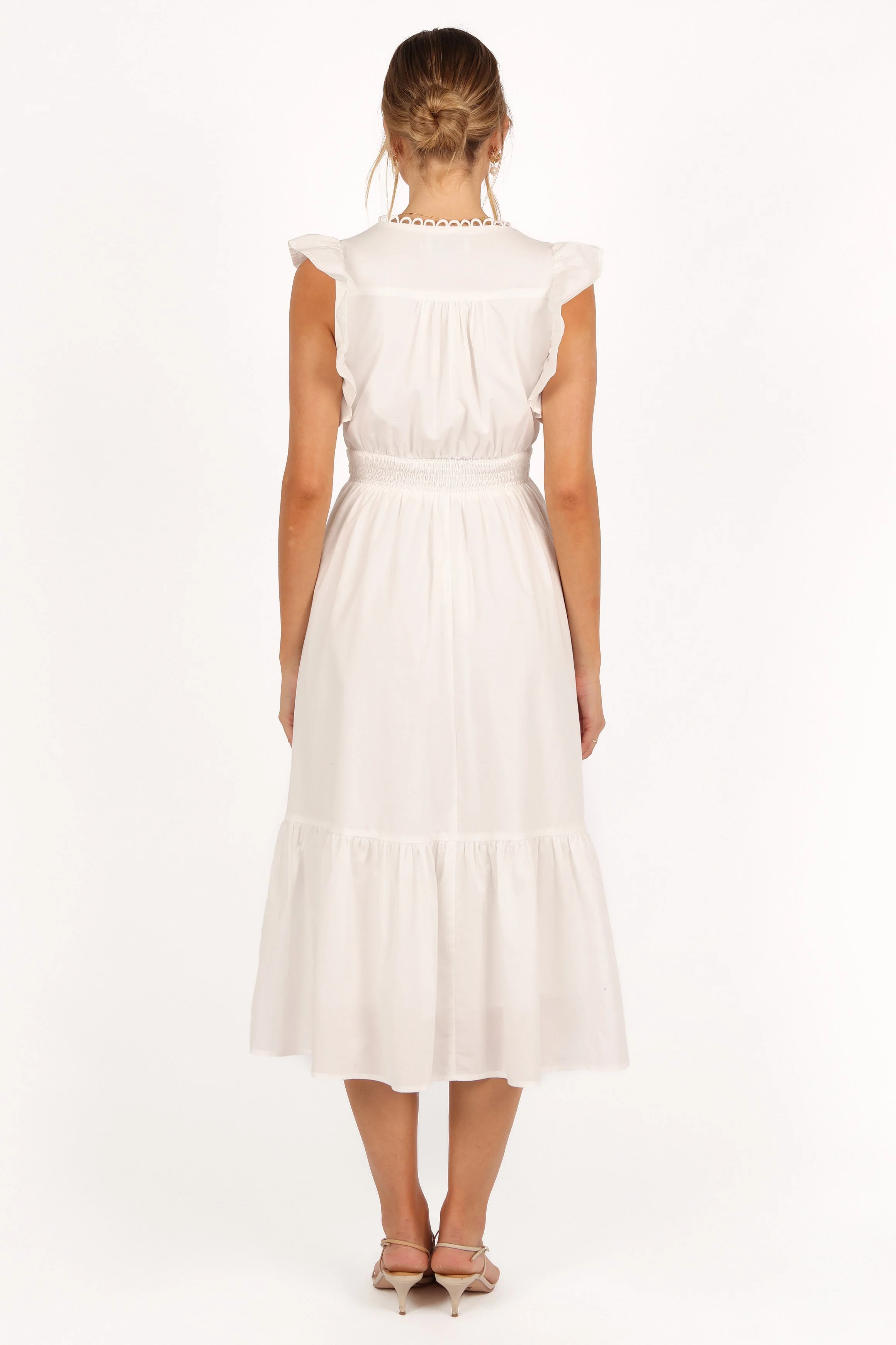 Acadia Midi Dress - White