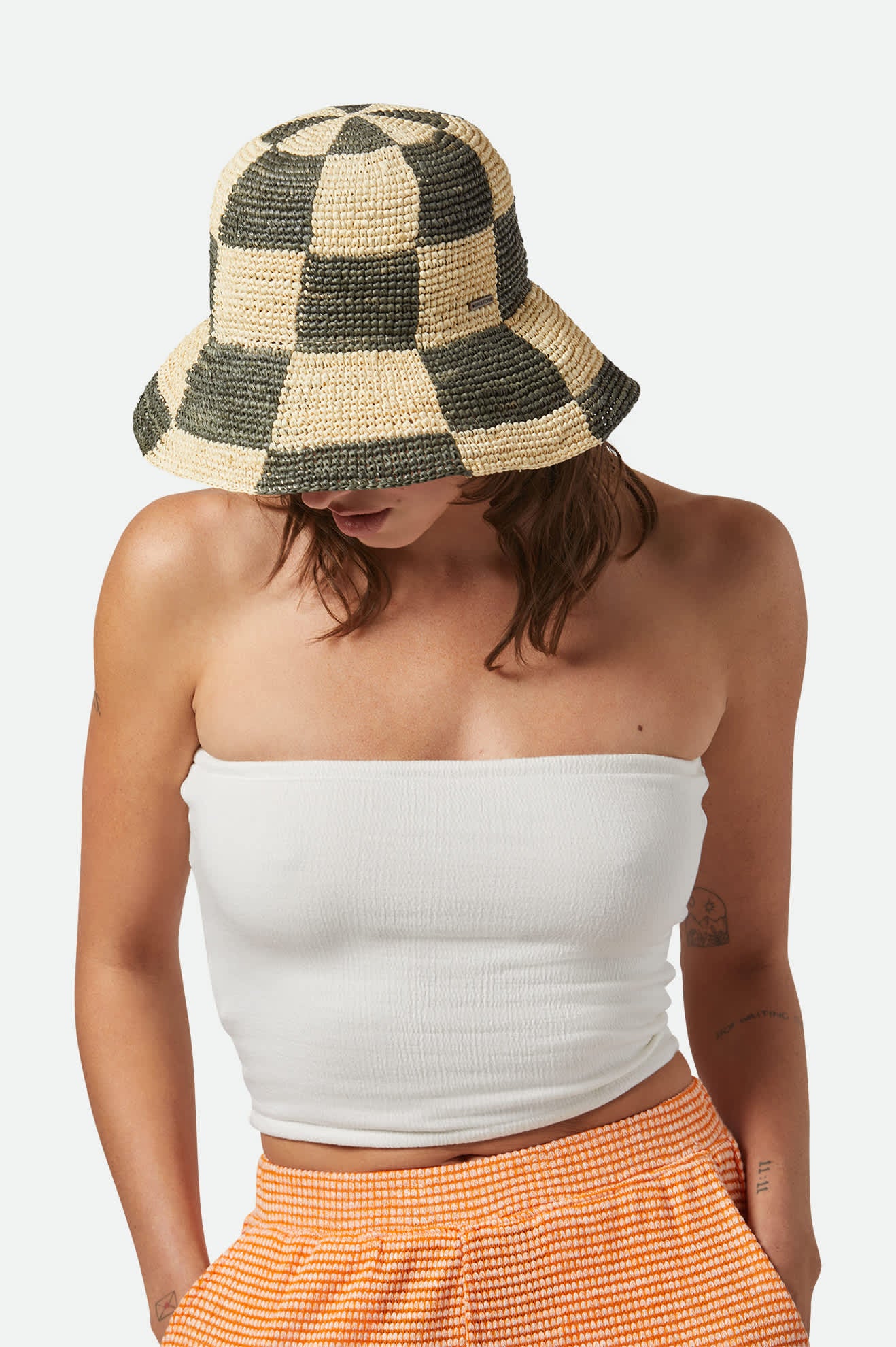 Redding Bucket Hat - Whitecap/Deep Forest