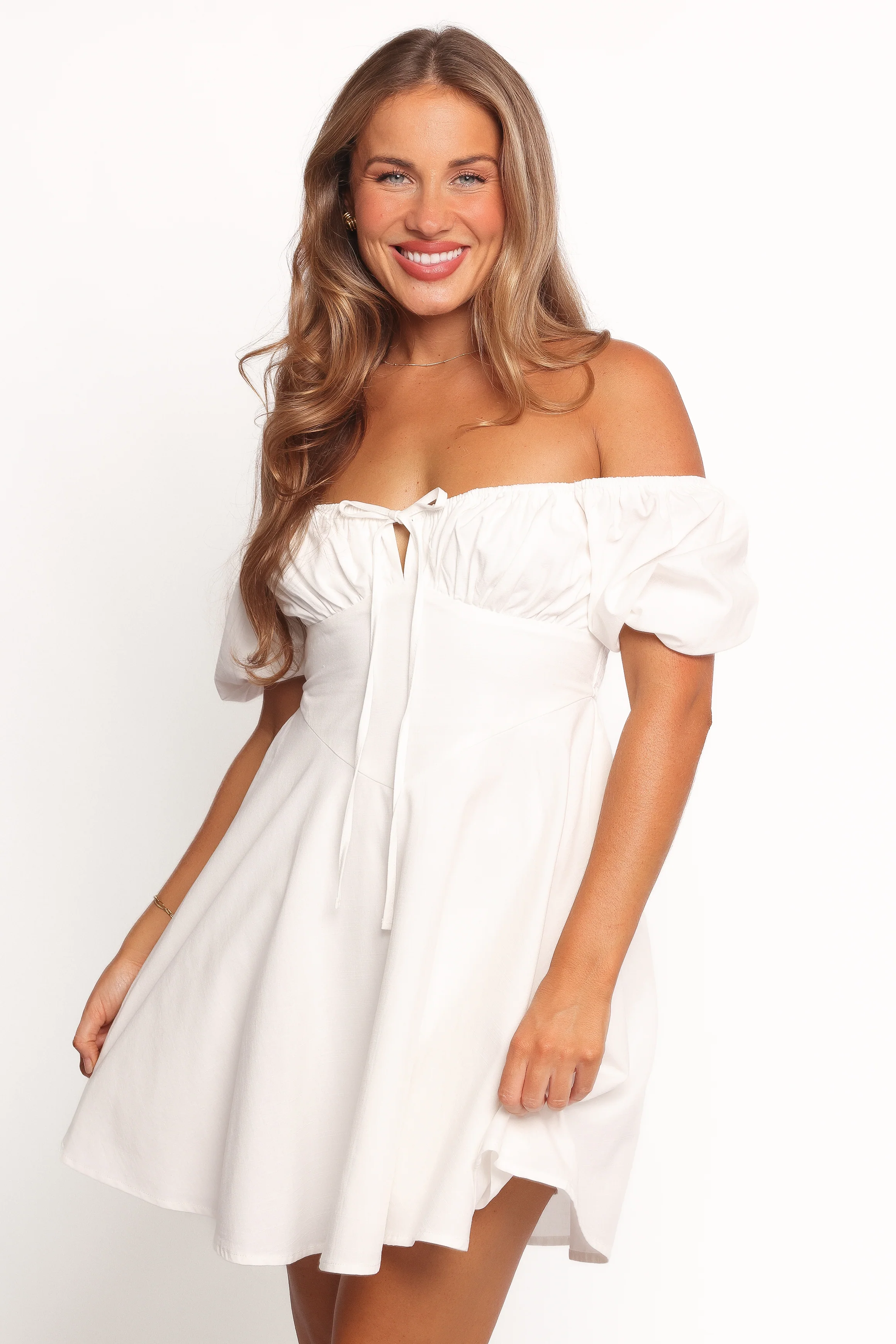 Eliska Mini Dress - White