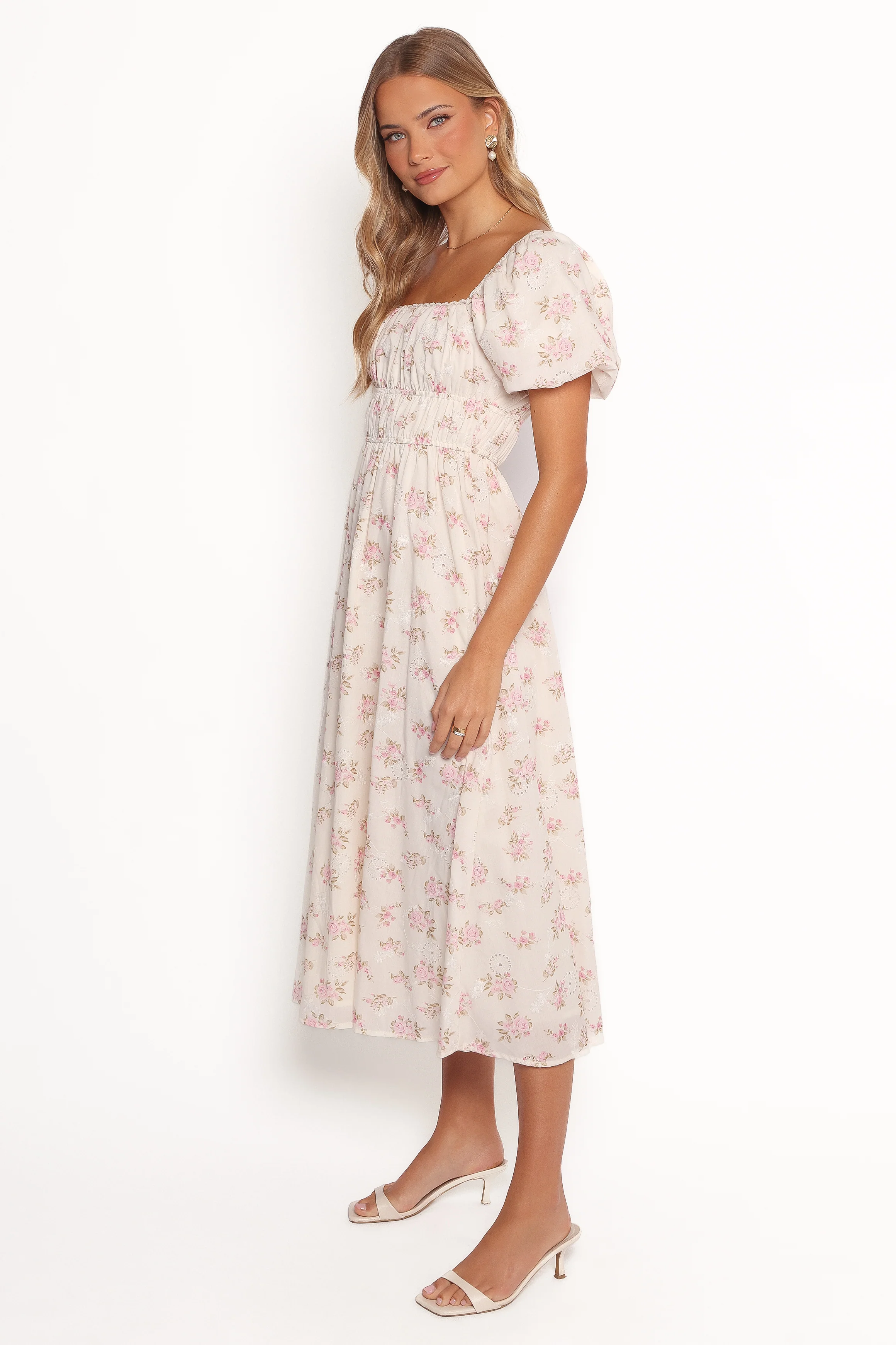 Eowyn Maxi Dress - Ivory Pink
