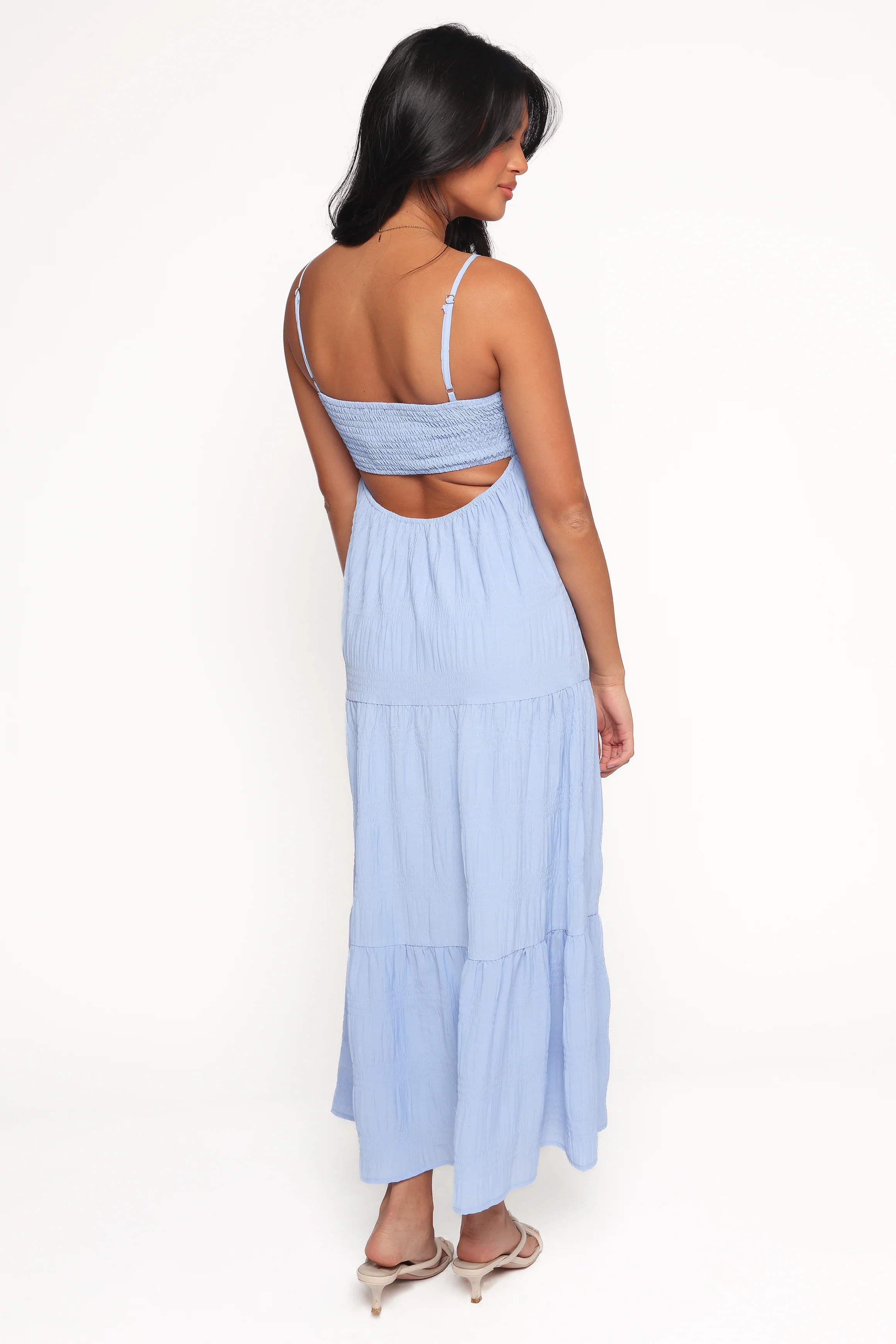 Nina Maxi Dress - Dusty Blue