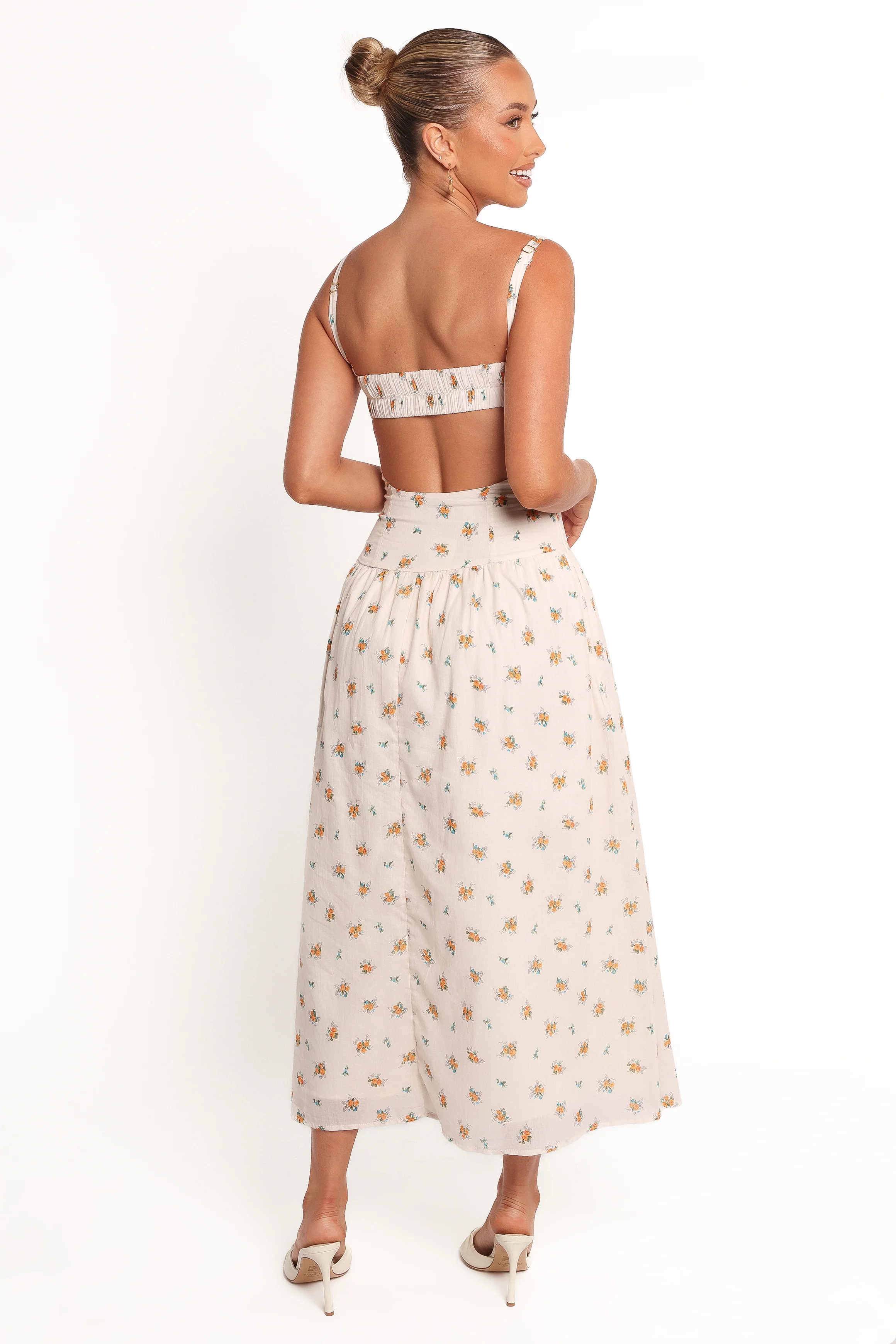 Oakley Maxi Dress - Yellow Floral