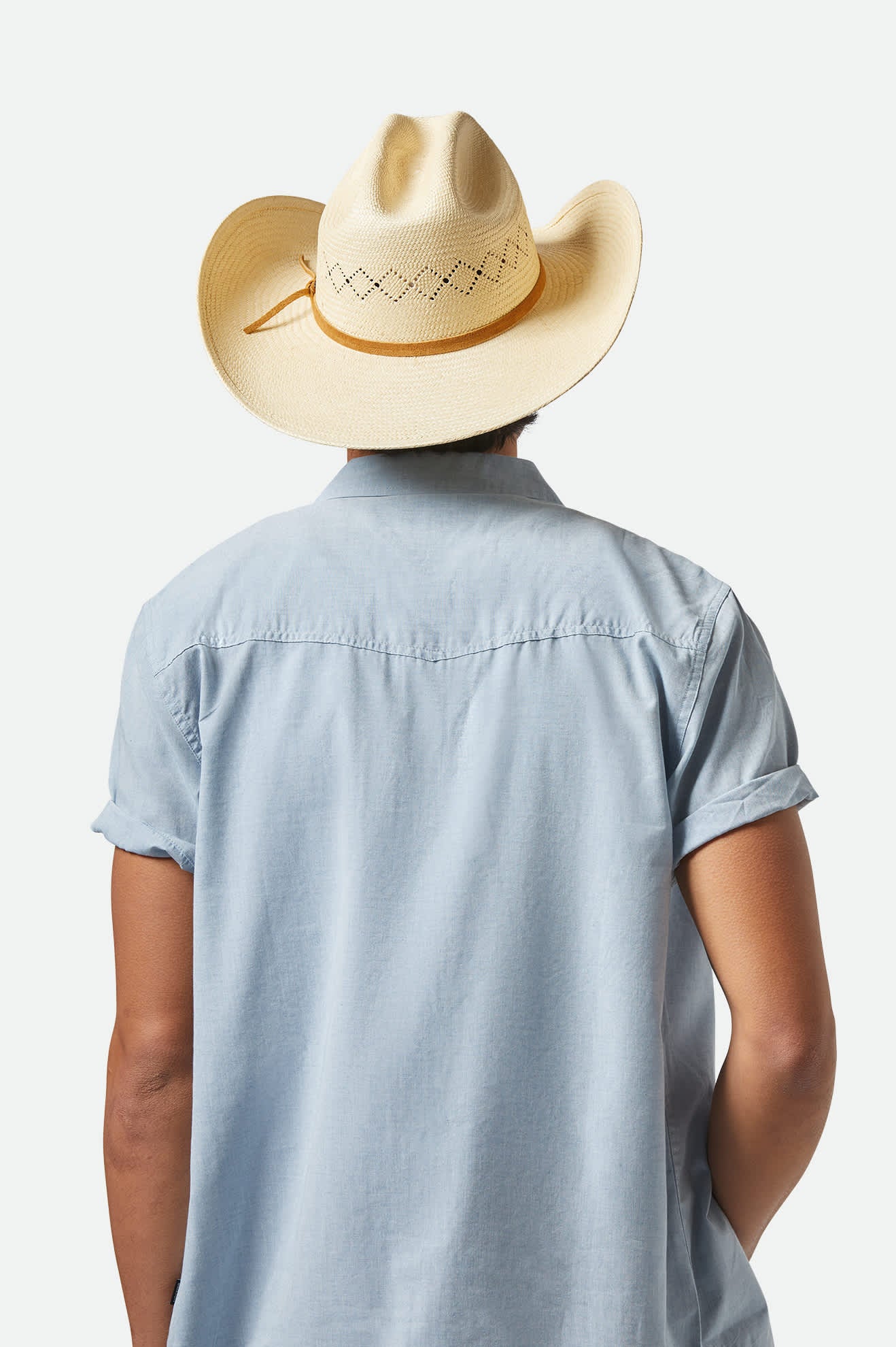 Laredo Panama Straw Cowboy Hat - Catalina Sand