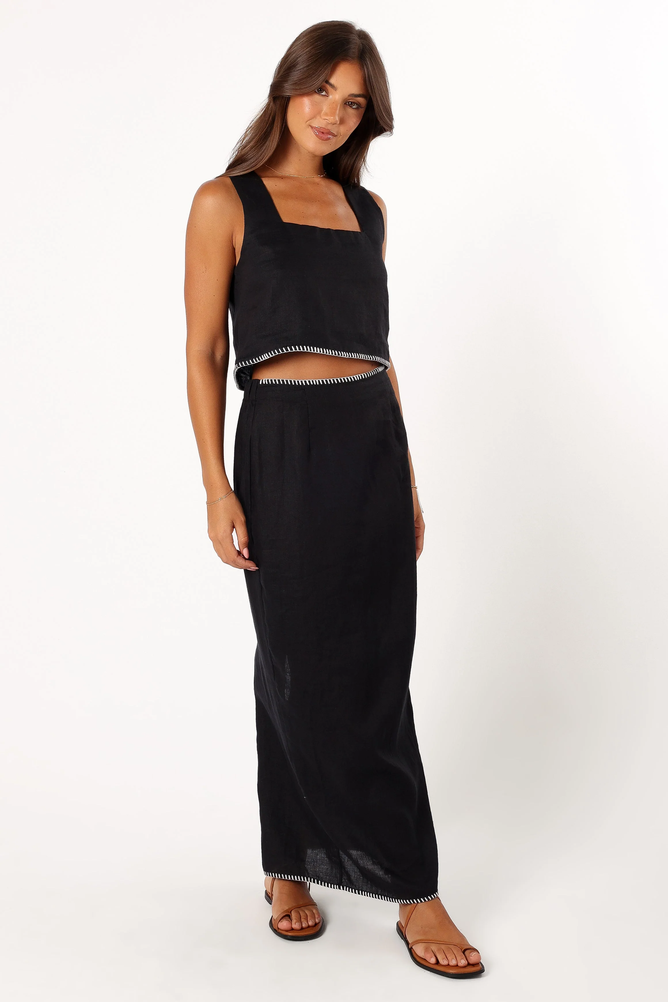 Odette Midi Skirt - Black