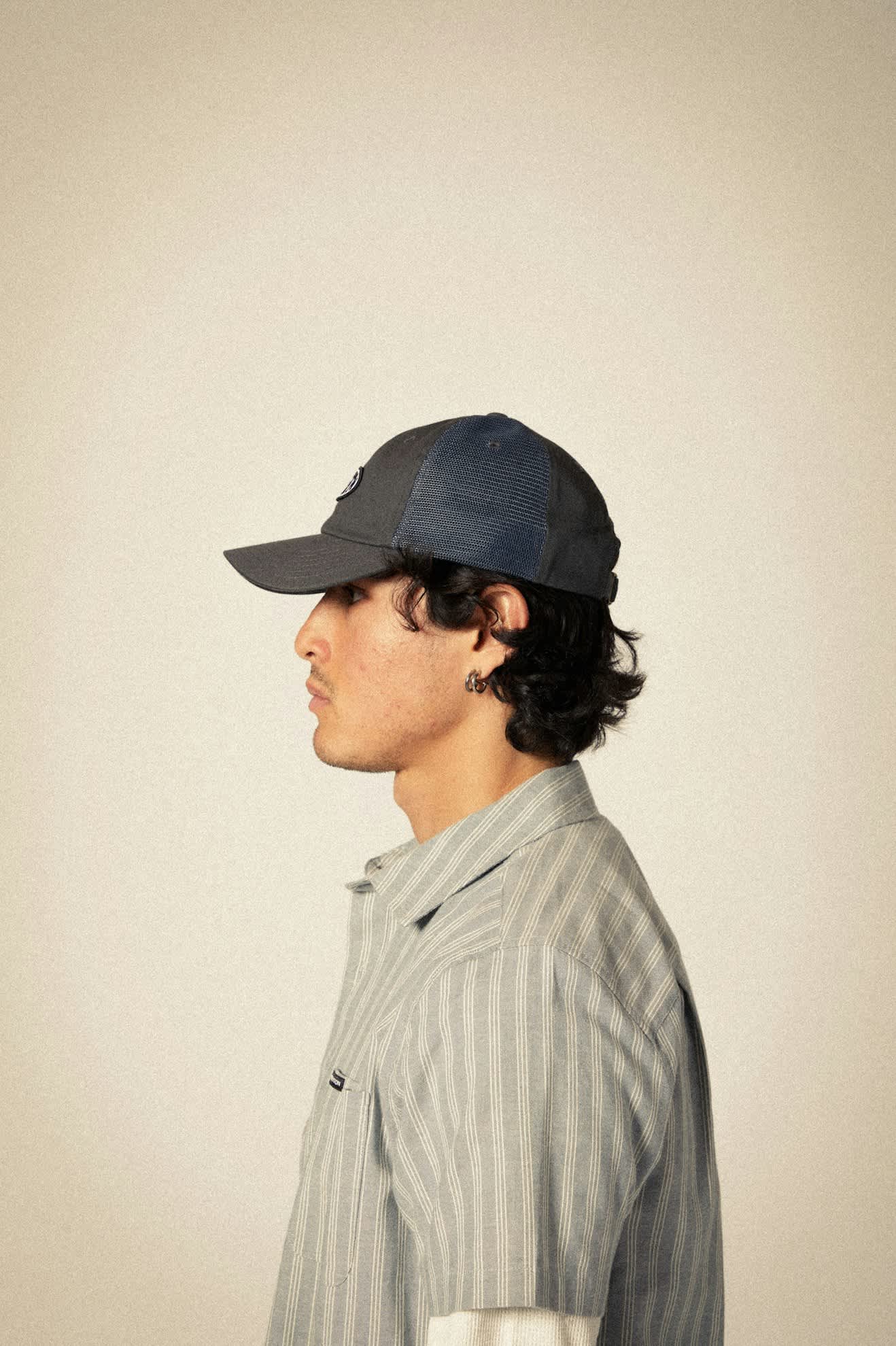 Largo Netplus Adjustable Hat - Charcoal/Charcoal