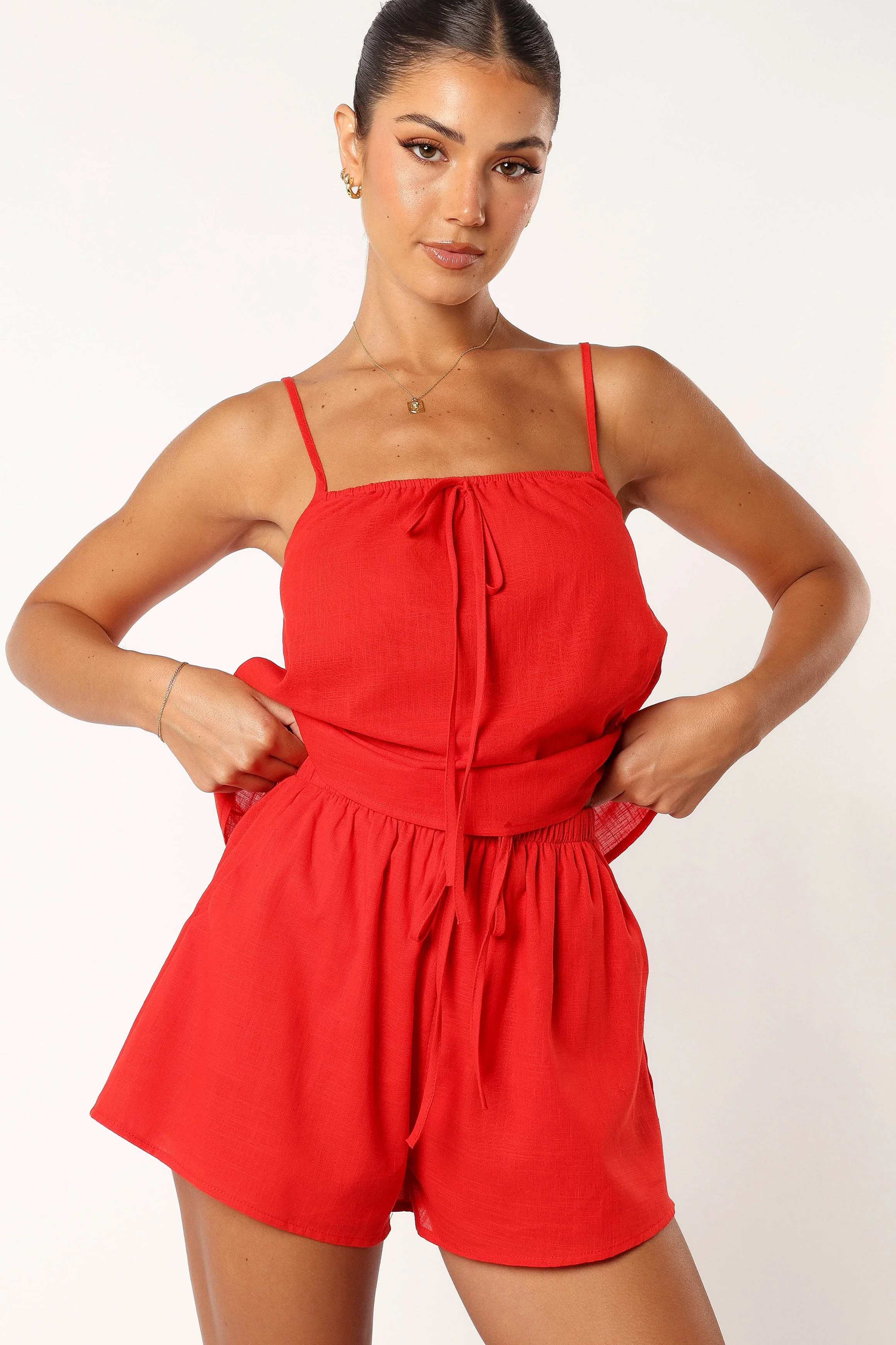 Robinson Short Set - Red