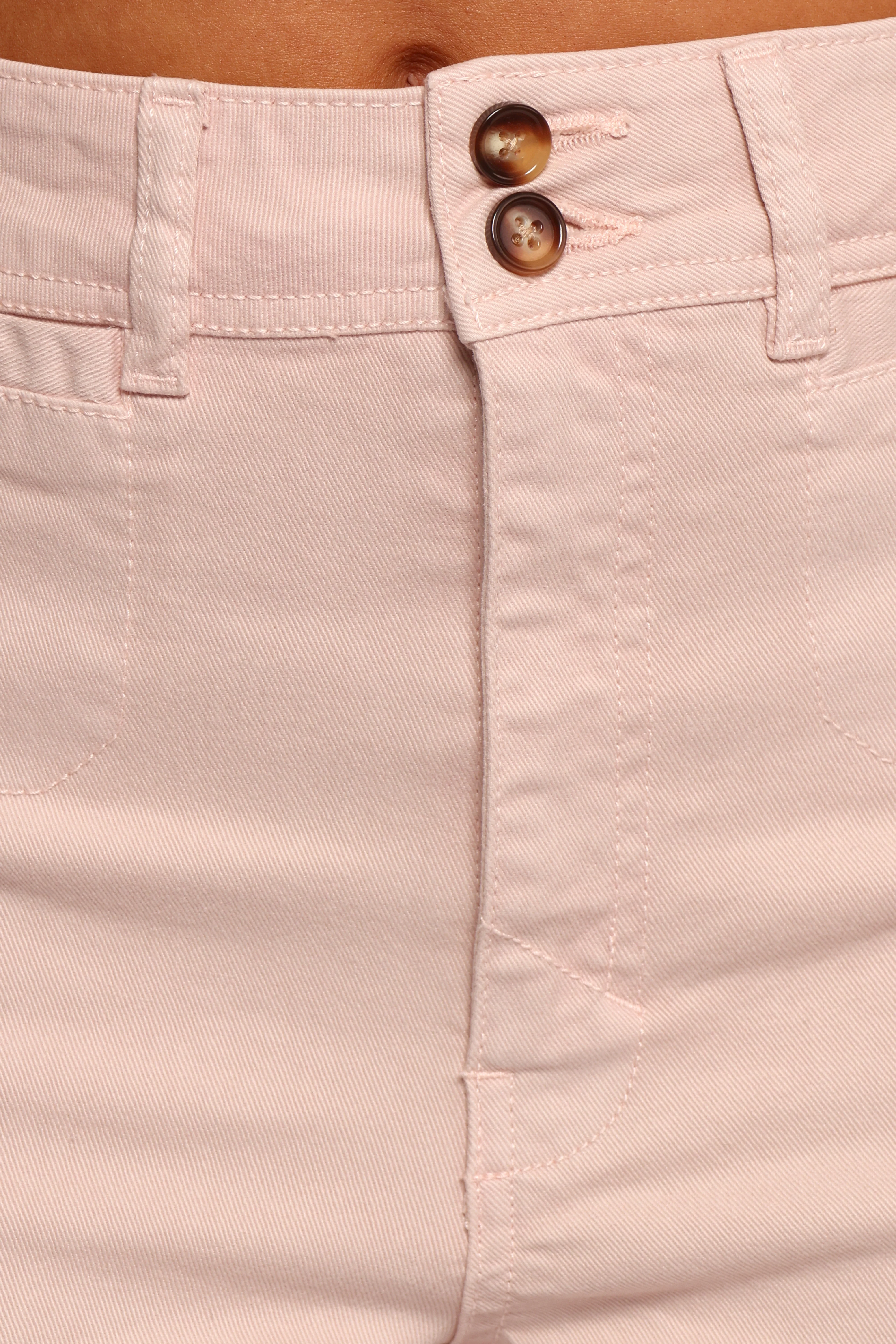 Gemma Cropped Wide Leg Jeans - Sepia Rose