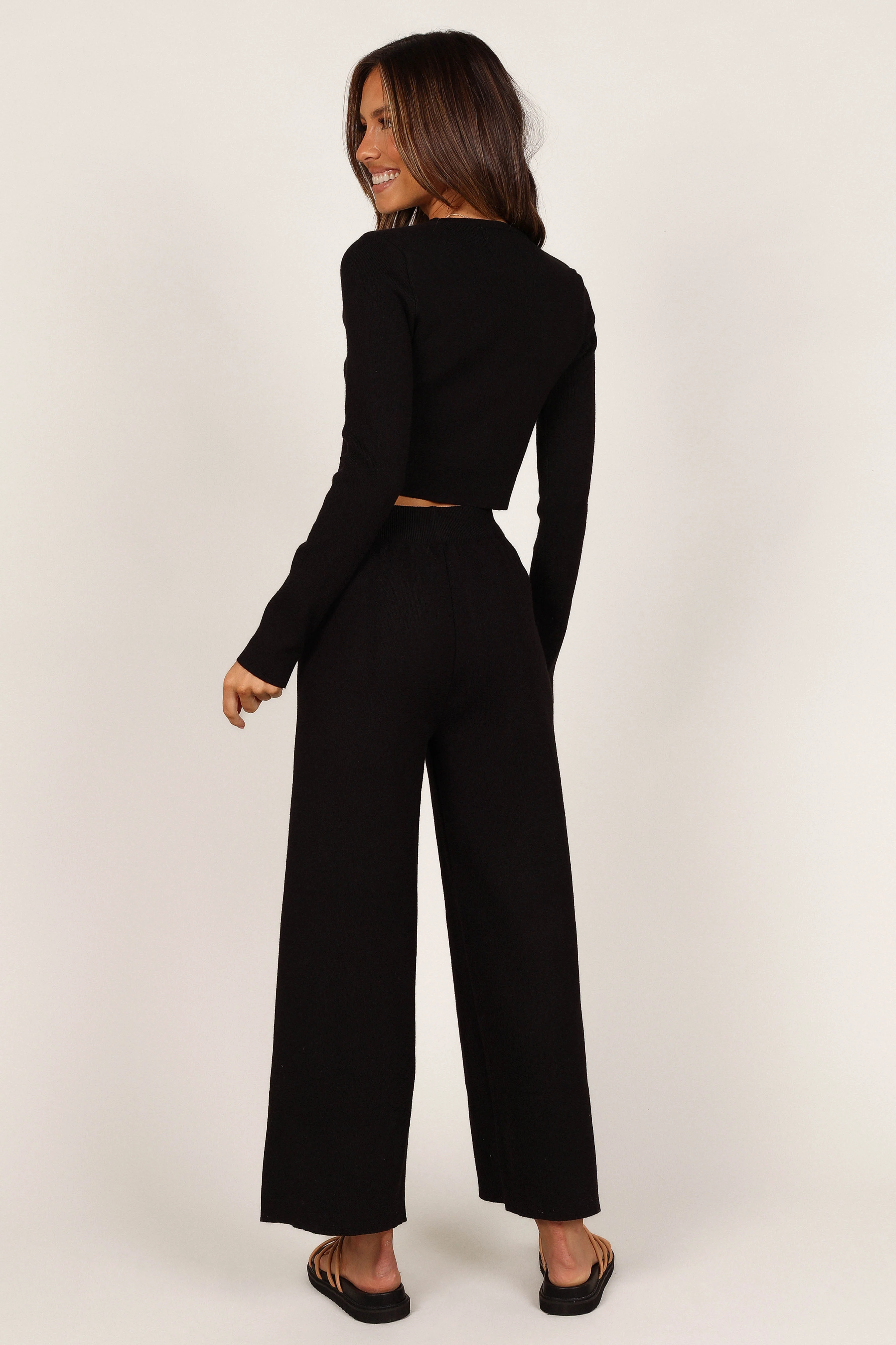 Ayers Long Sleeve Set - Black