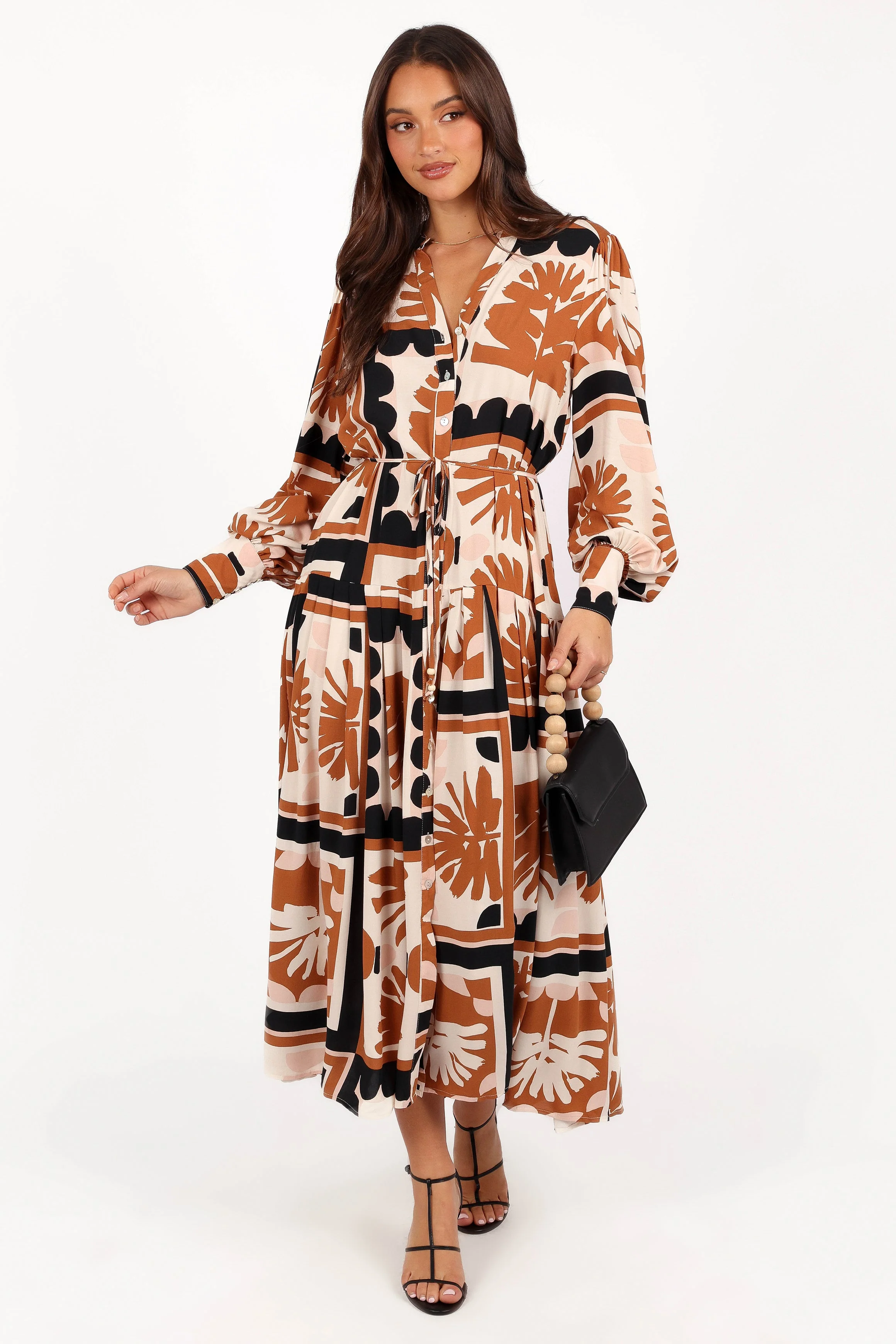 Jules Long Sleeve Dress - Multi