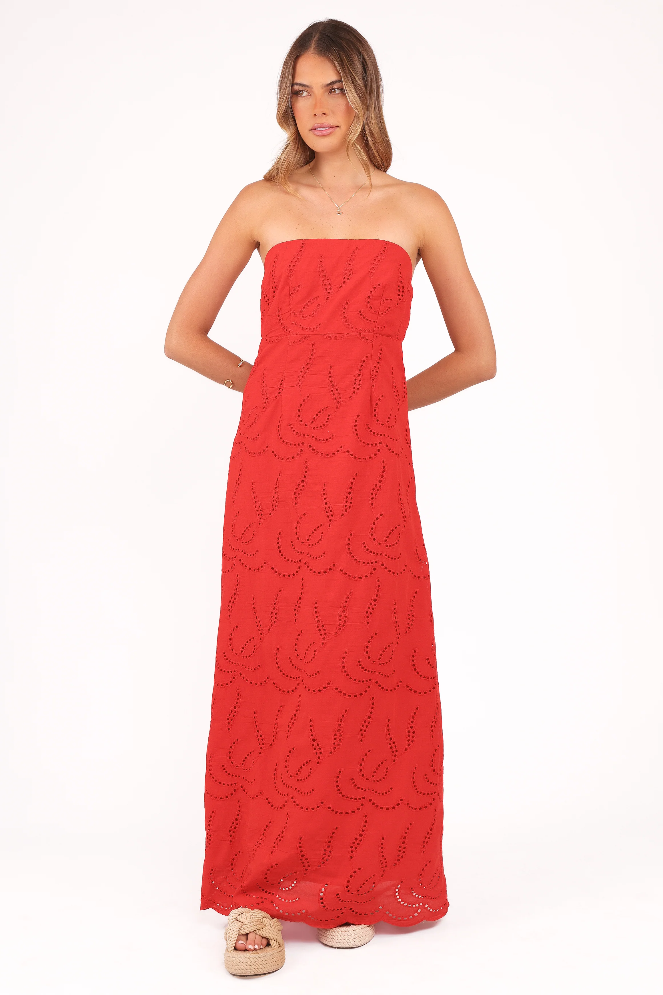 Annika Maxi Dress - Red