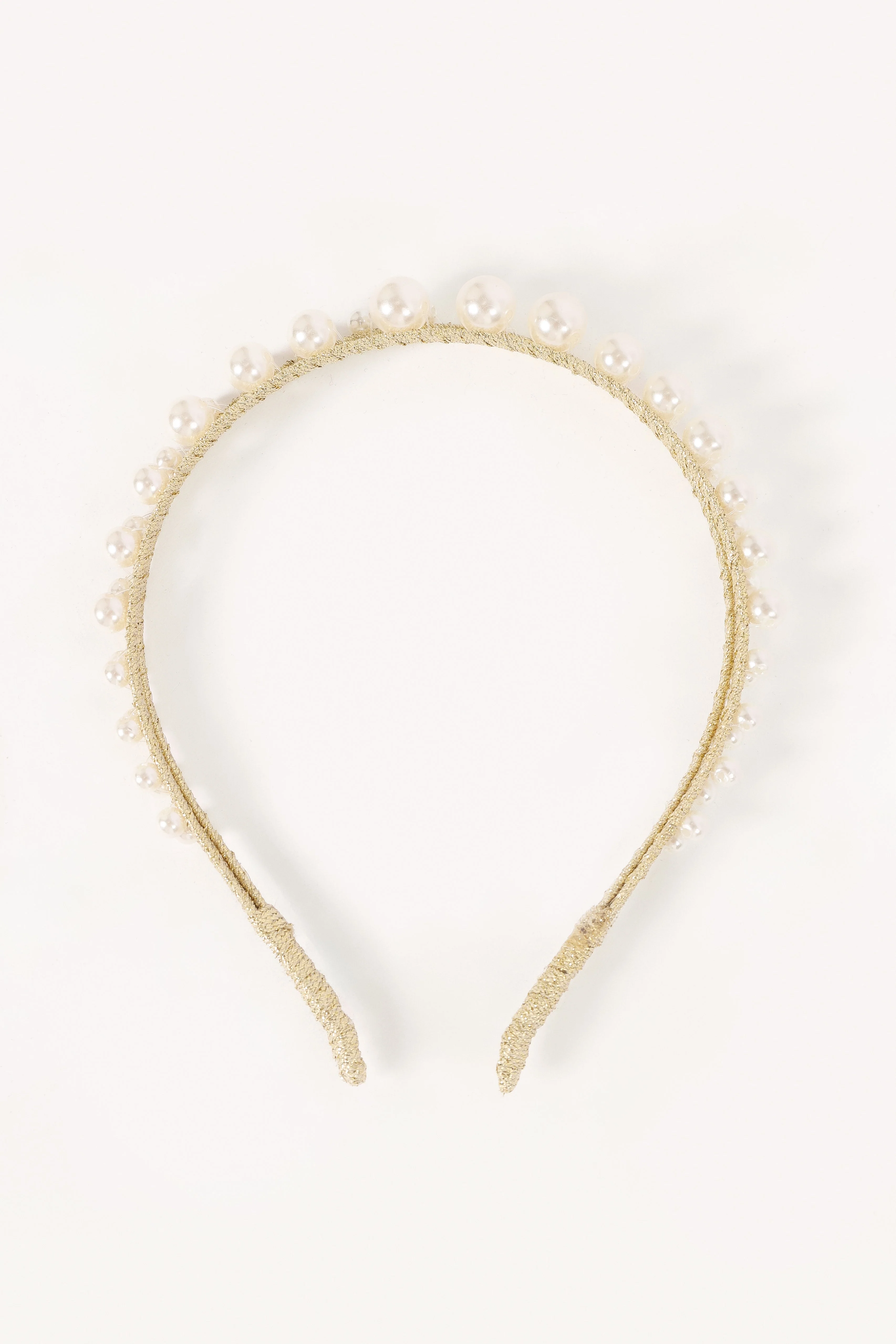 Baylee Headband - Pearl