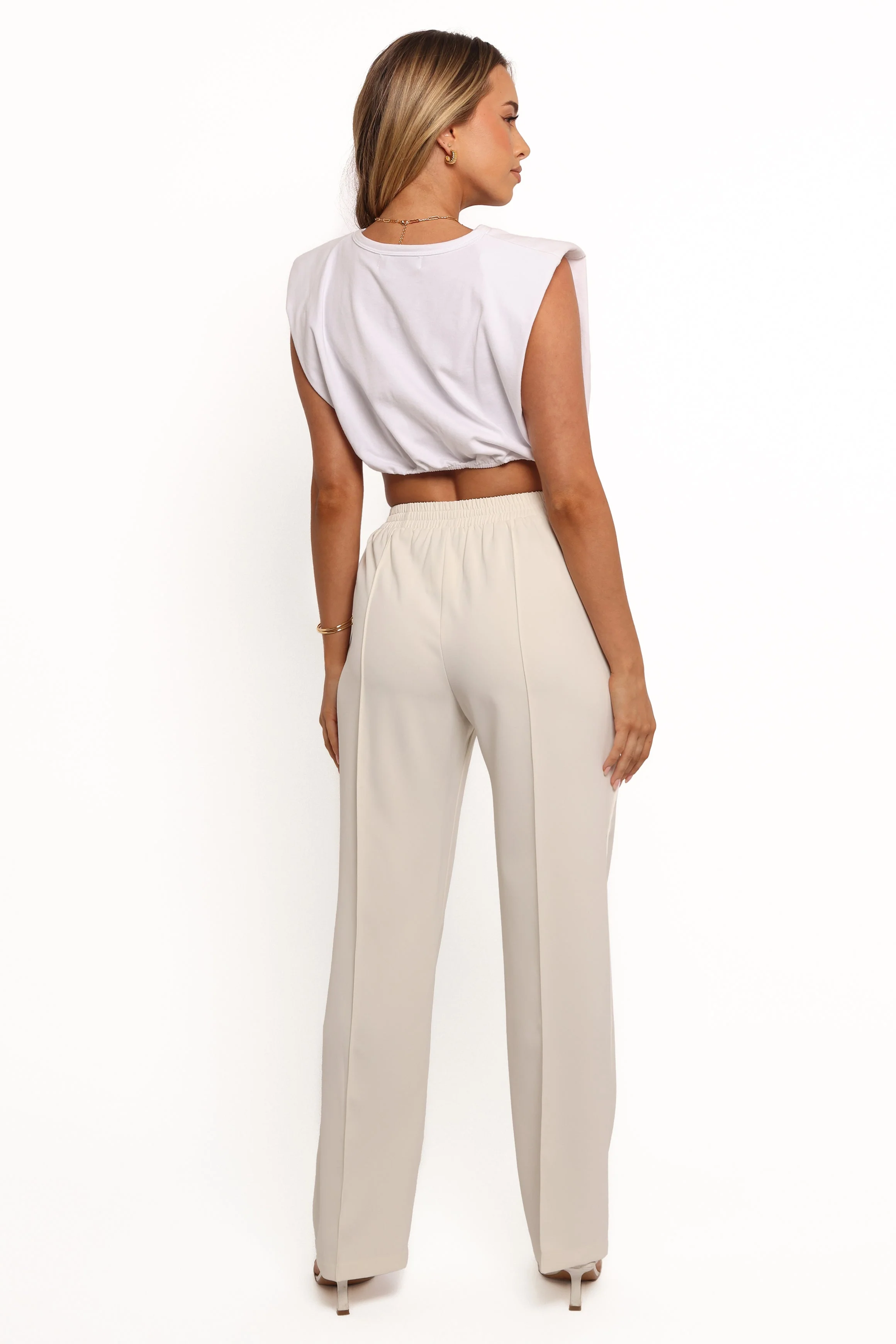 Roben Pants - White Cream