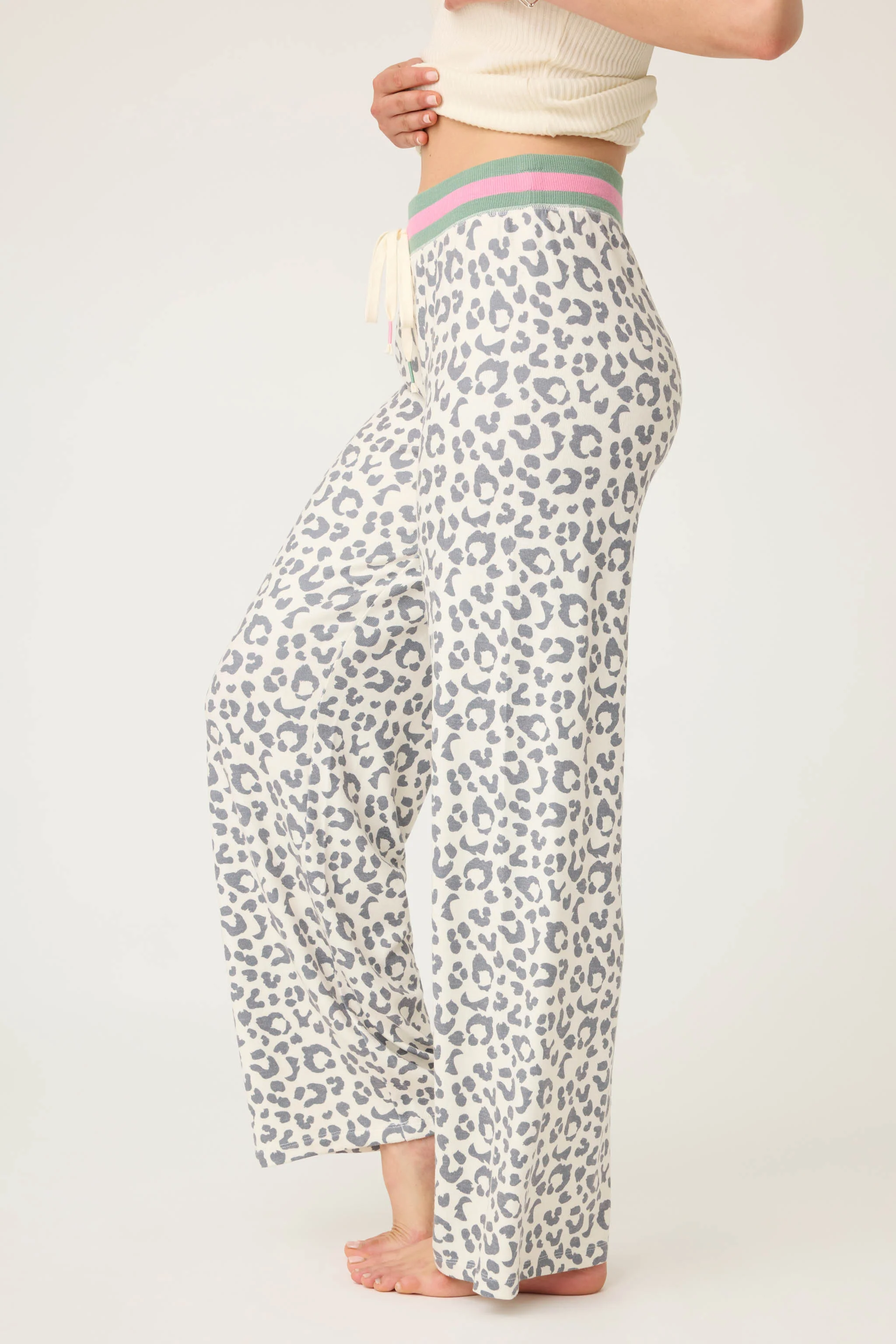 Life In Leopard Wide-Leg Pants