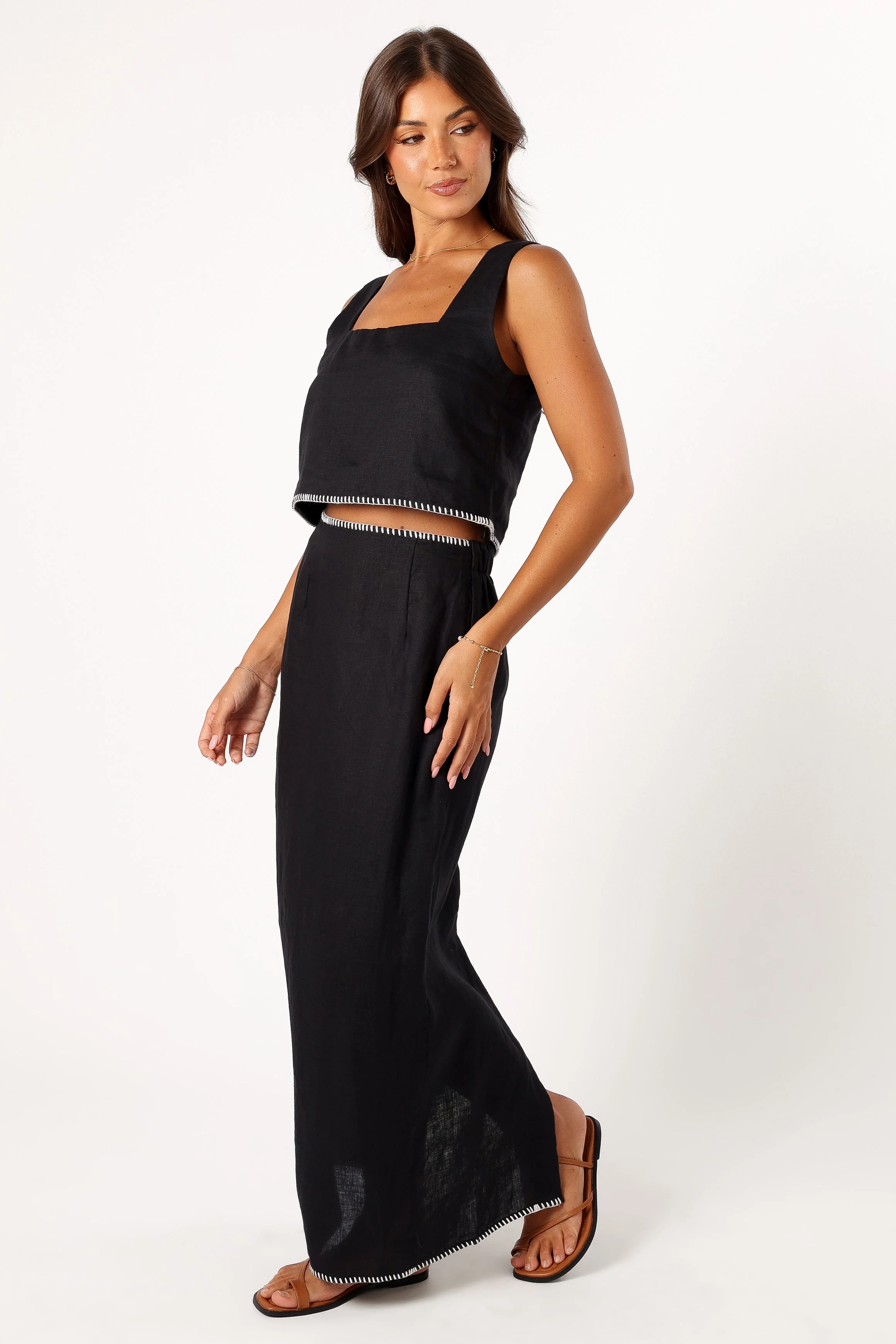 Odette Midi Skirt - Black