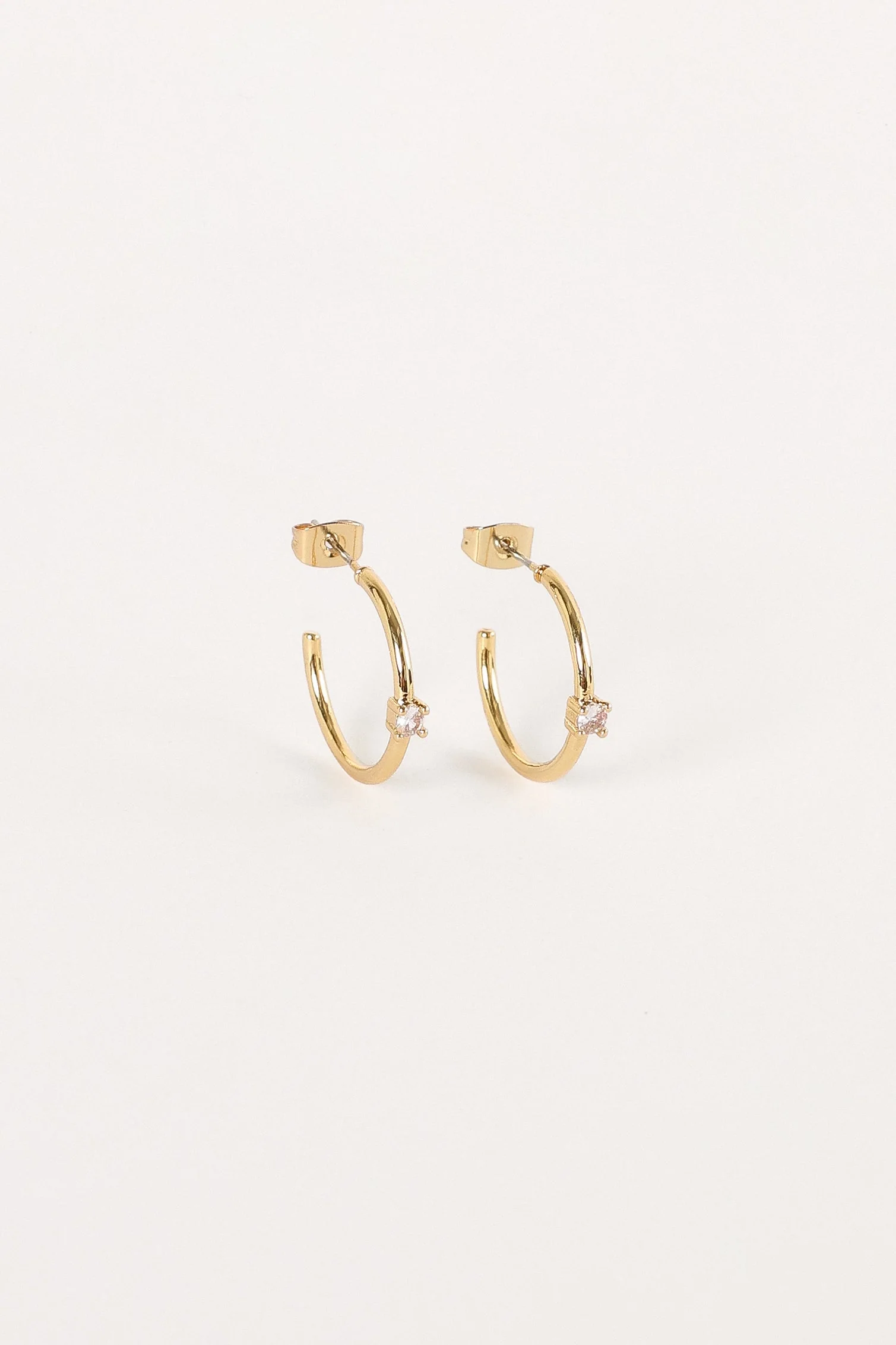 Damie Hoop Earrings - Gold