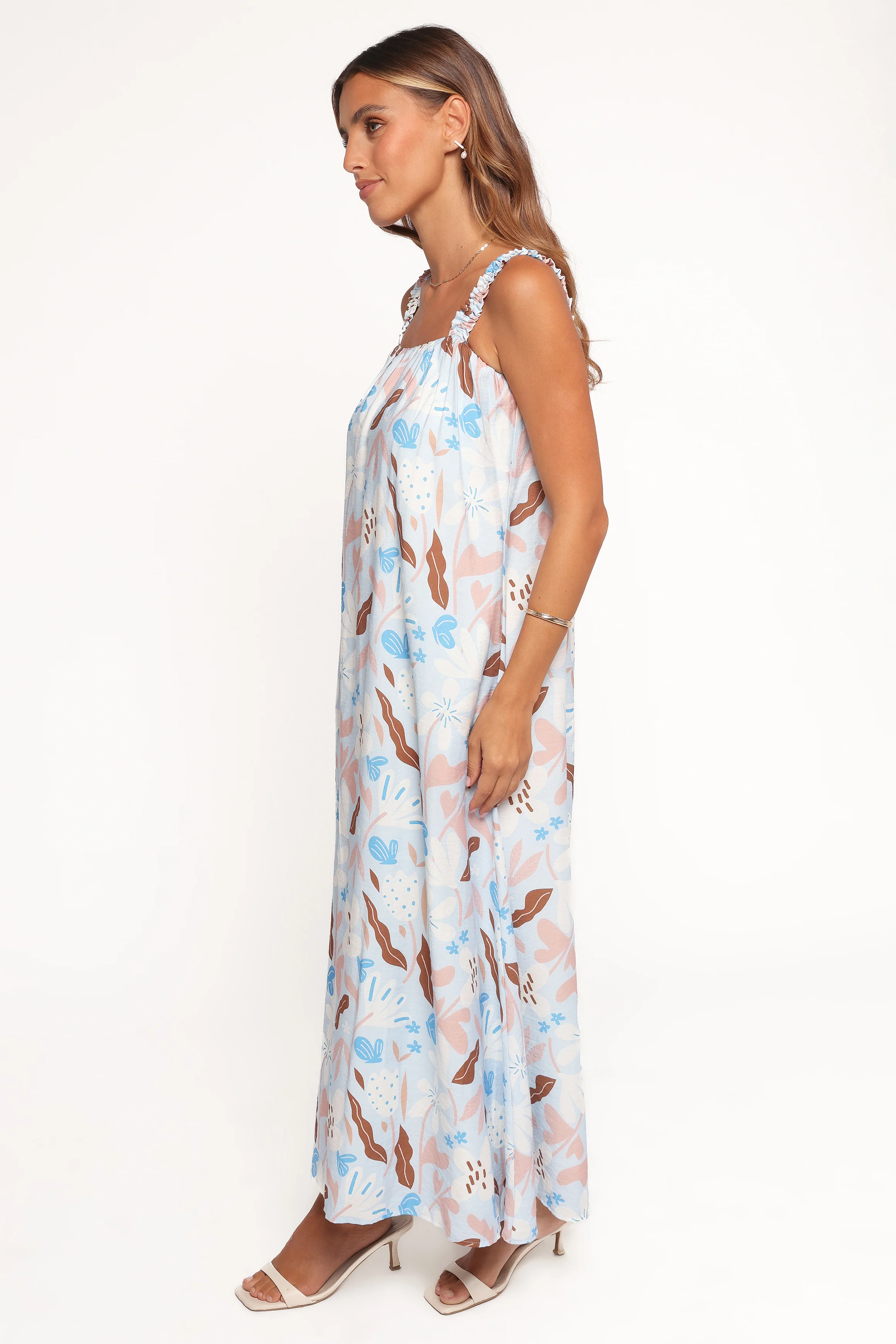 Sanders Maxi Dress - Blue Floral