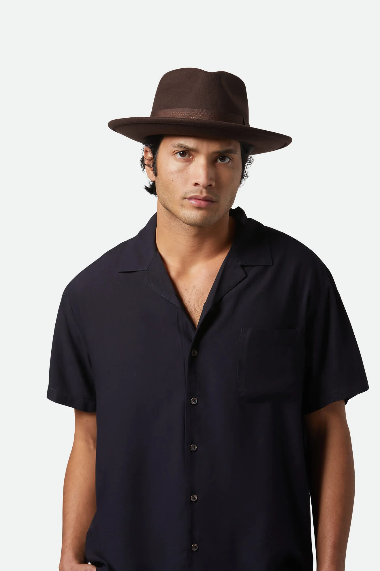 Swindle Convertabrim Fedora - Dark Brown/Chocolate