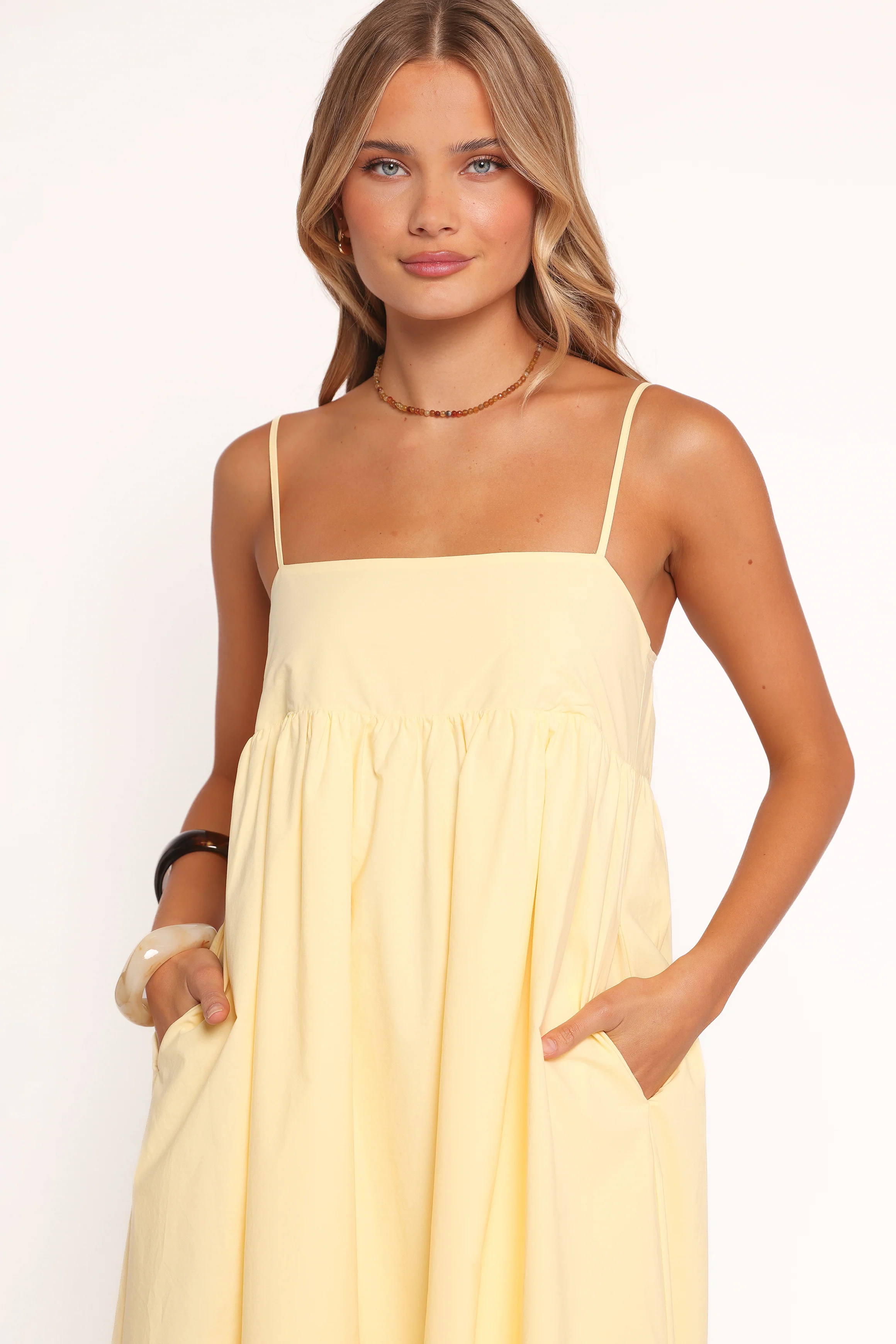 Miuccia Maxi Dress - Butter Yellow
