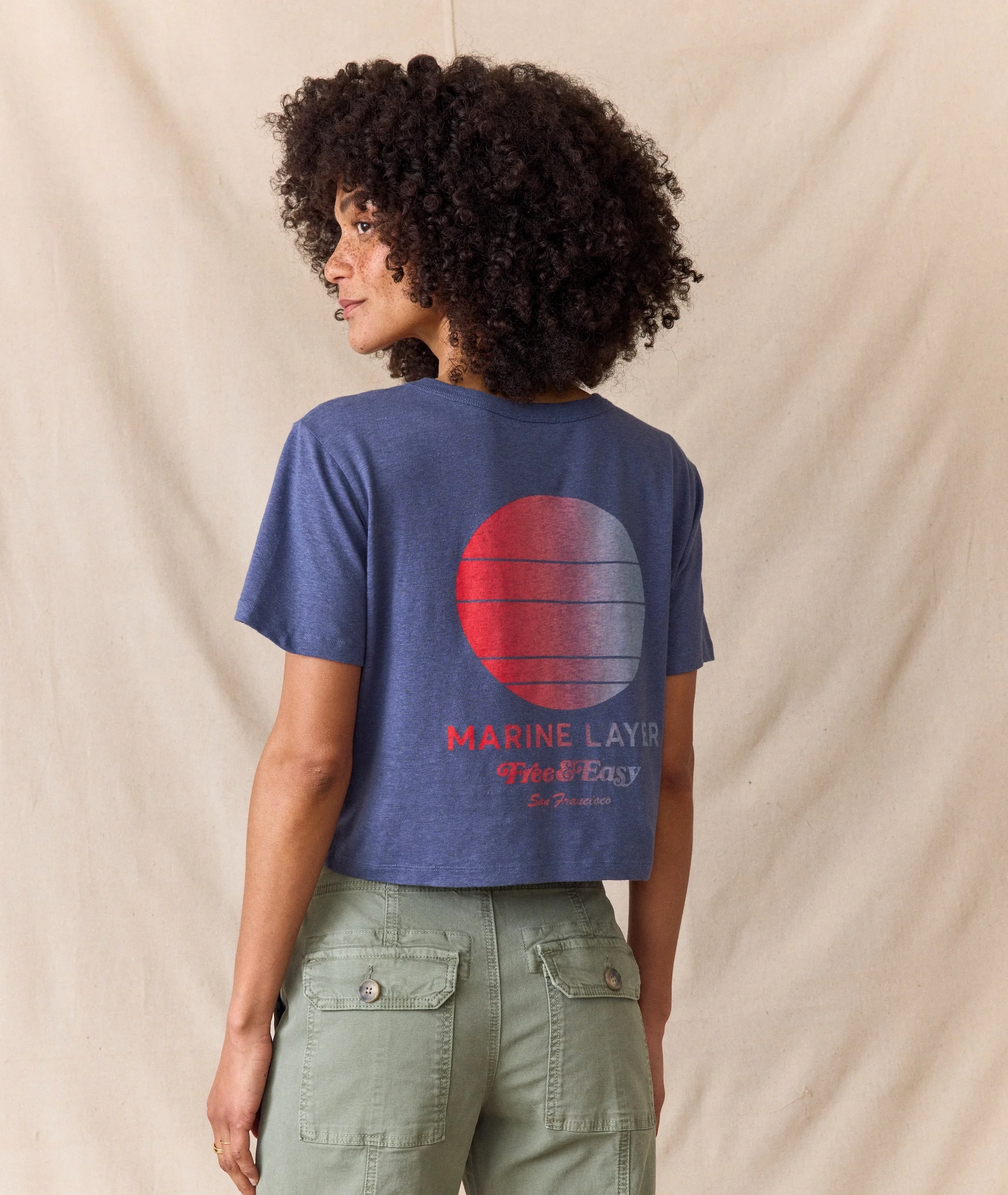 ML x Free & Easy Crop Graphic Tee